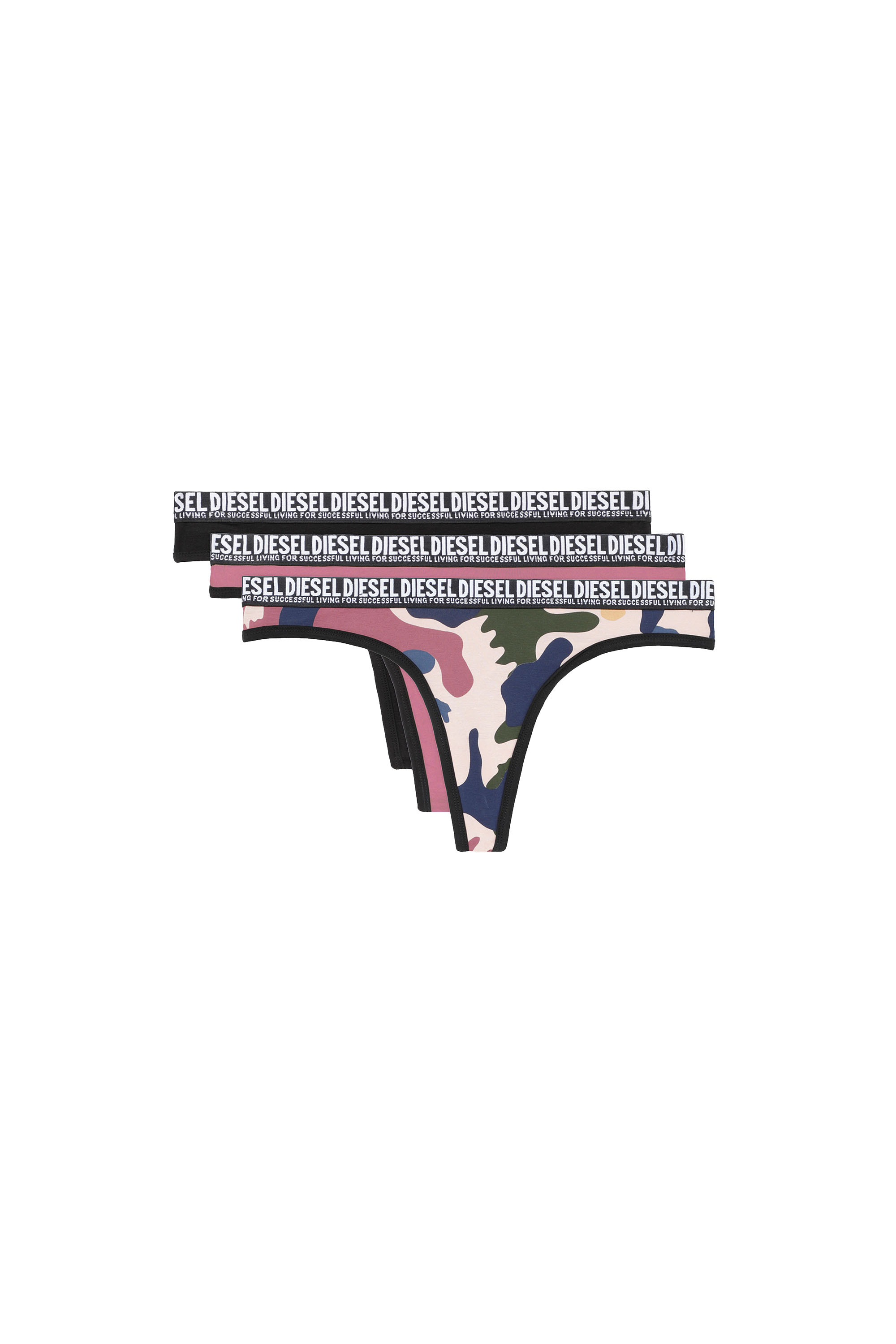 UFST-STARS-THREEPACK, Rosa/Schwarz - Strings