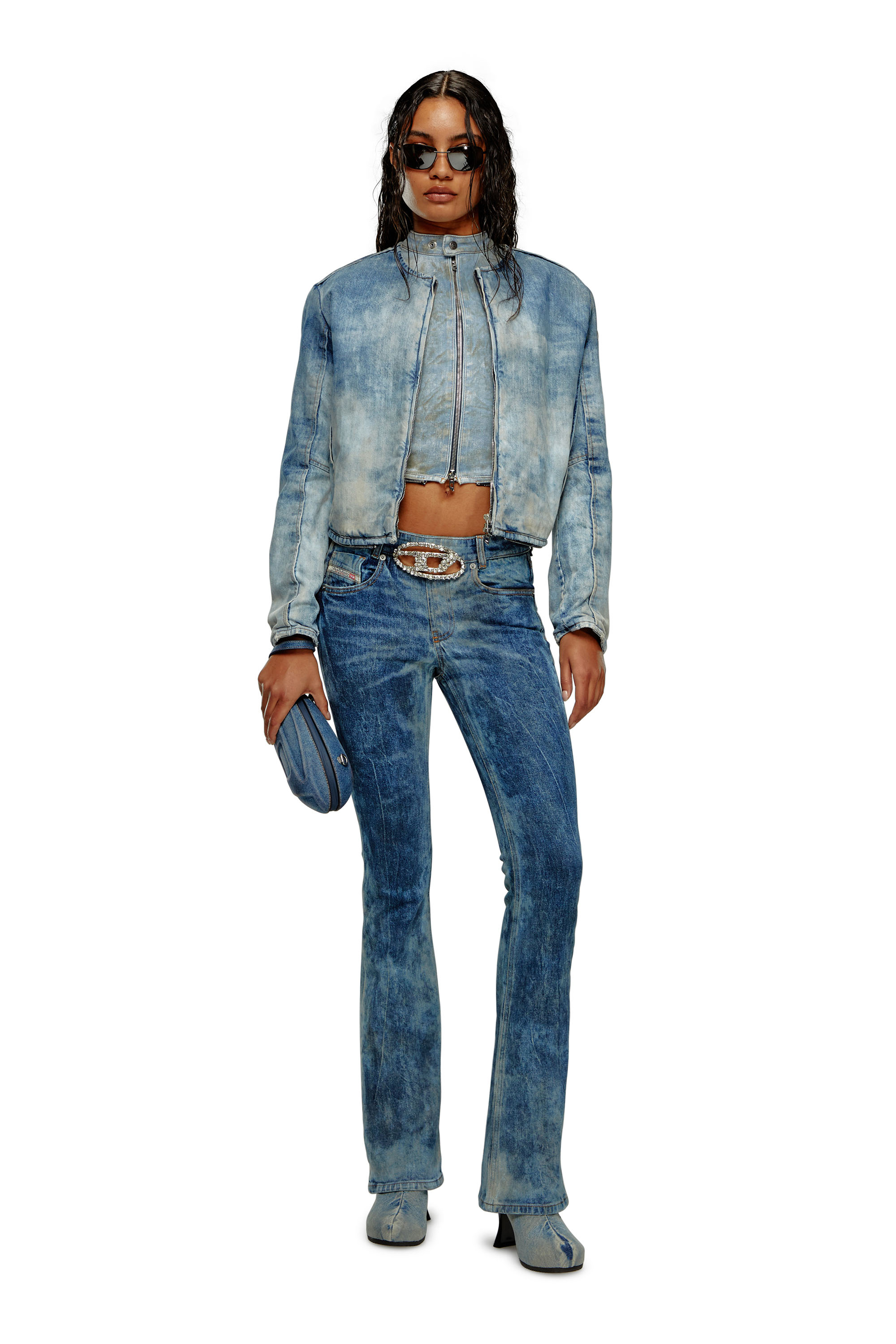 Diesel - Bootcut and Flare Jeans 1969 D-Ebbey 0PGAL, Dunkelblau - Image 4