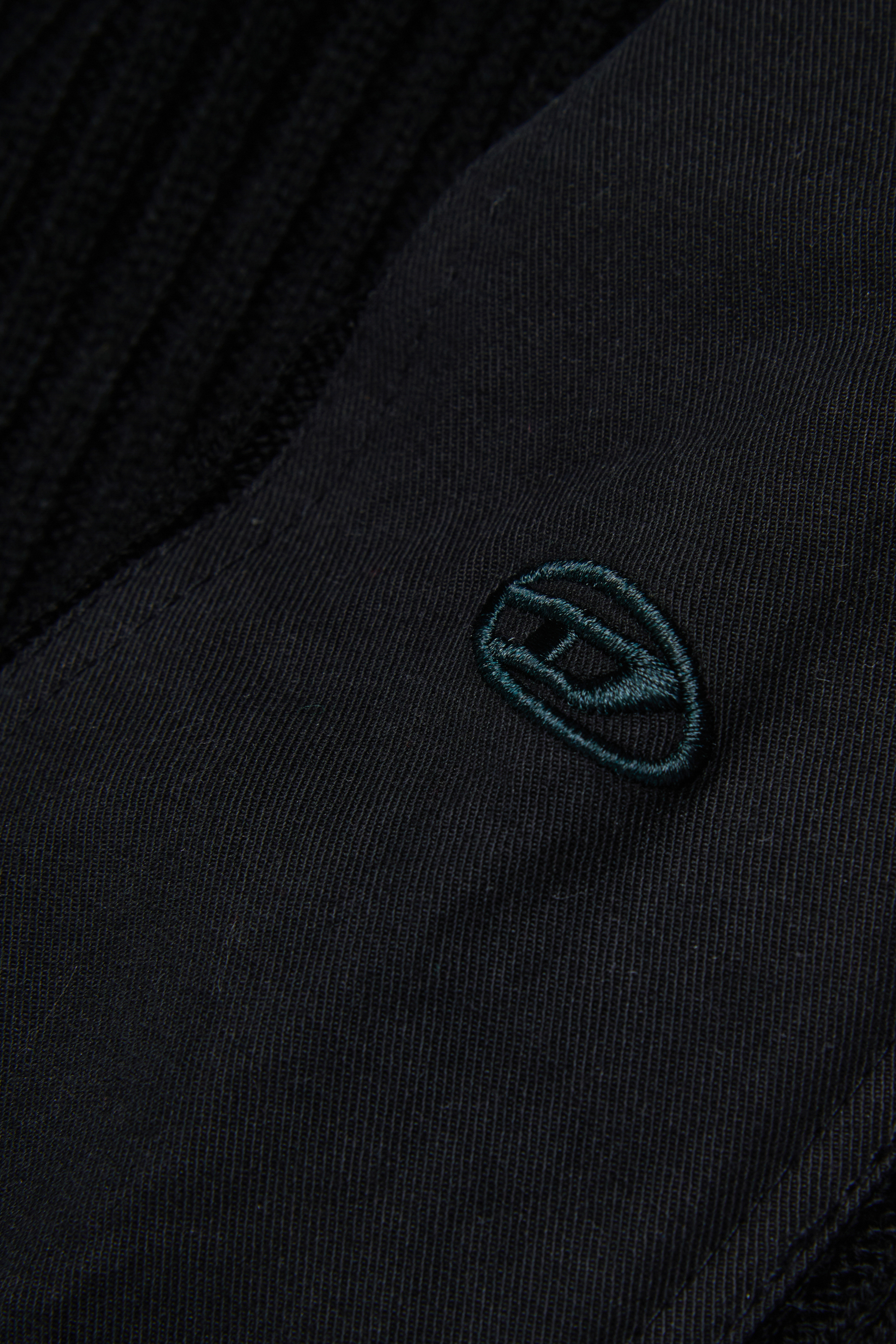 Diesel - KAMAR, Herren Ausgefranster Pullover aus Wollmischung in Schwarz - 4