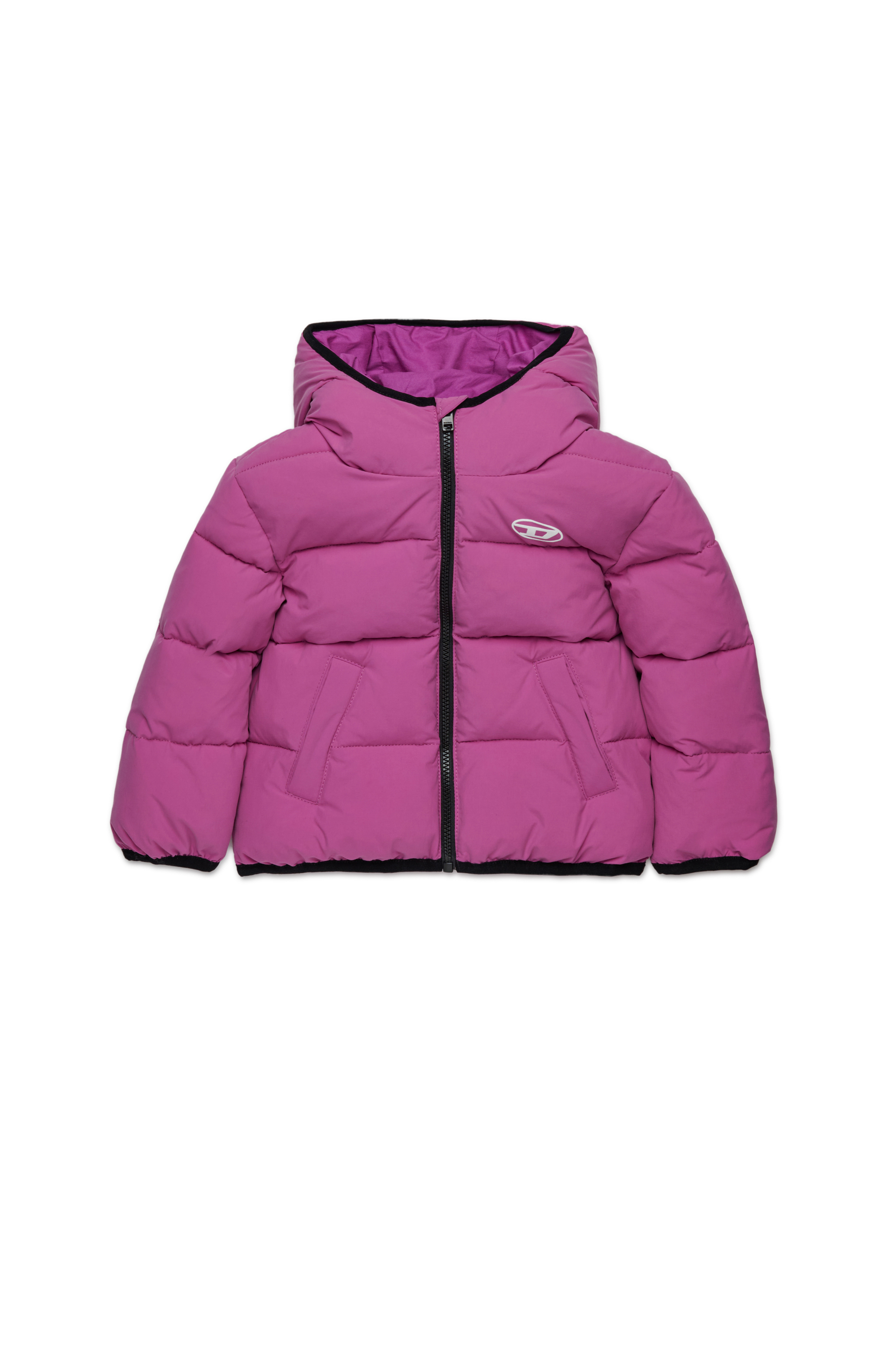 Diesel - JOPLINB, Unisex Nylonjacke mit Kapuze in Violett - 1