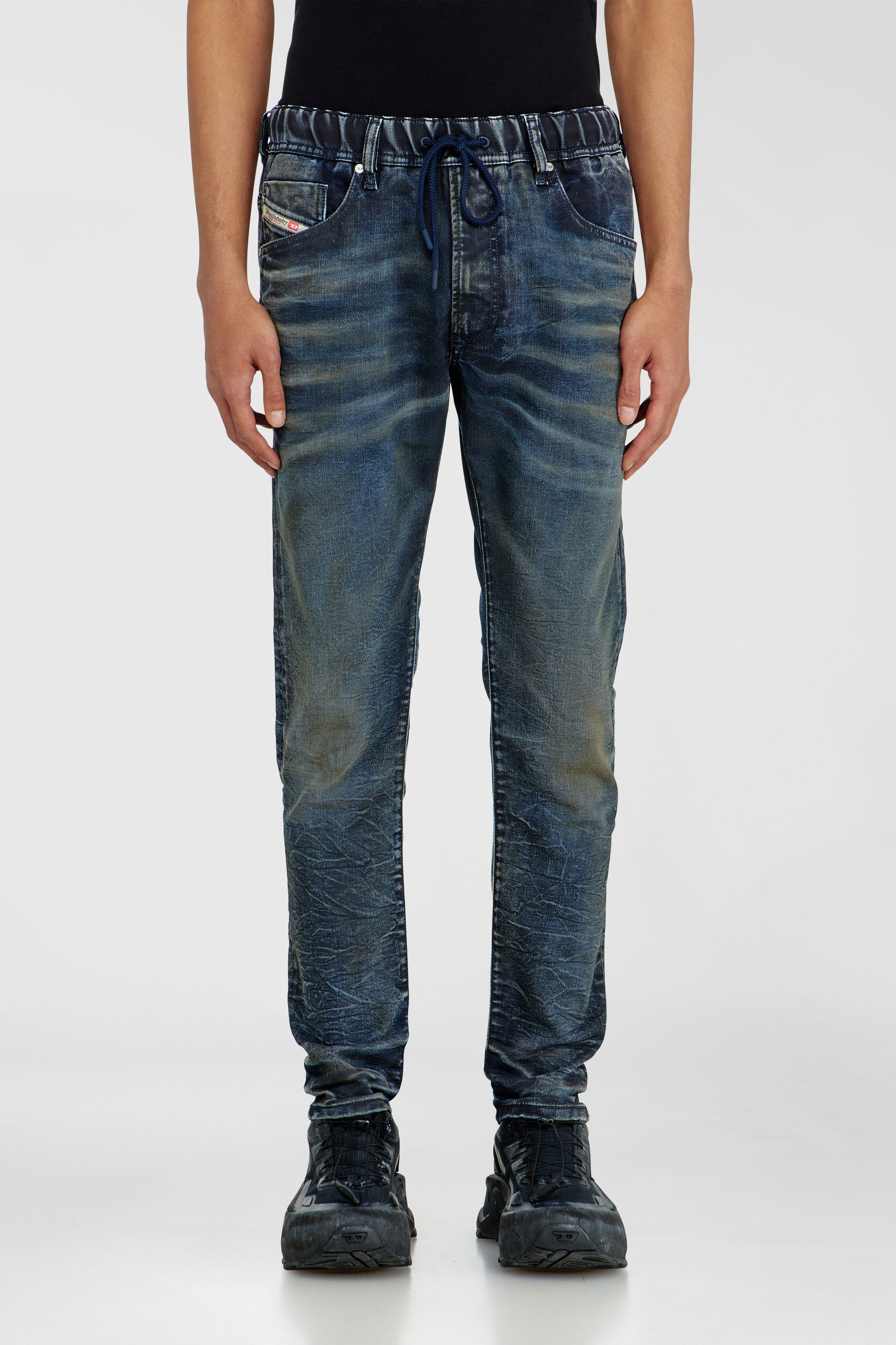 Diesel - Herren Regular 2030 D-Krooley Joggjeans&reg; 068XU, Dunkelblau - 1