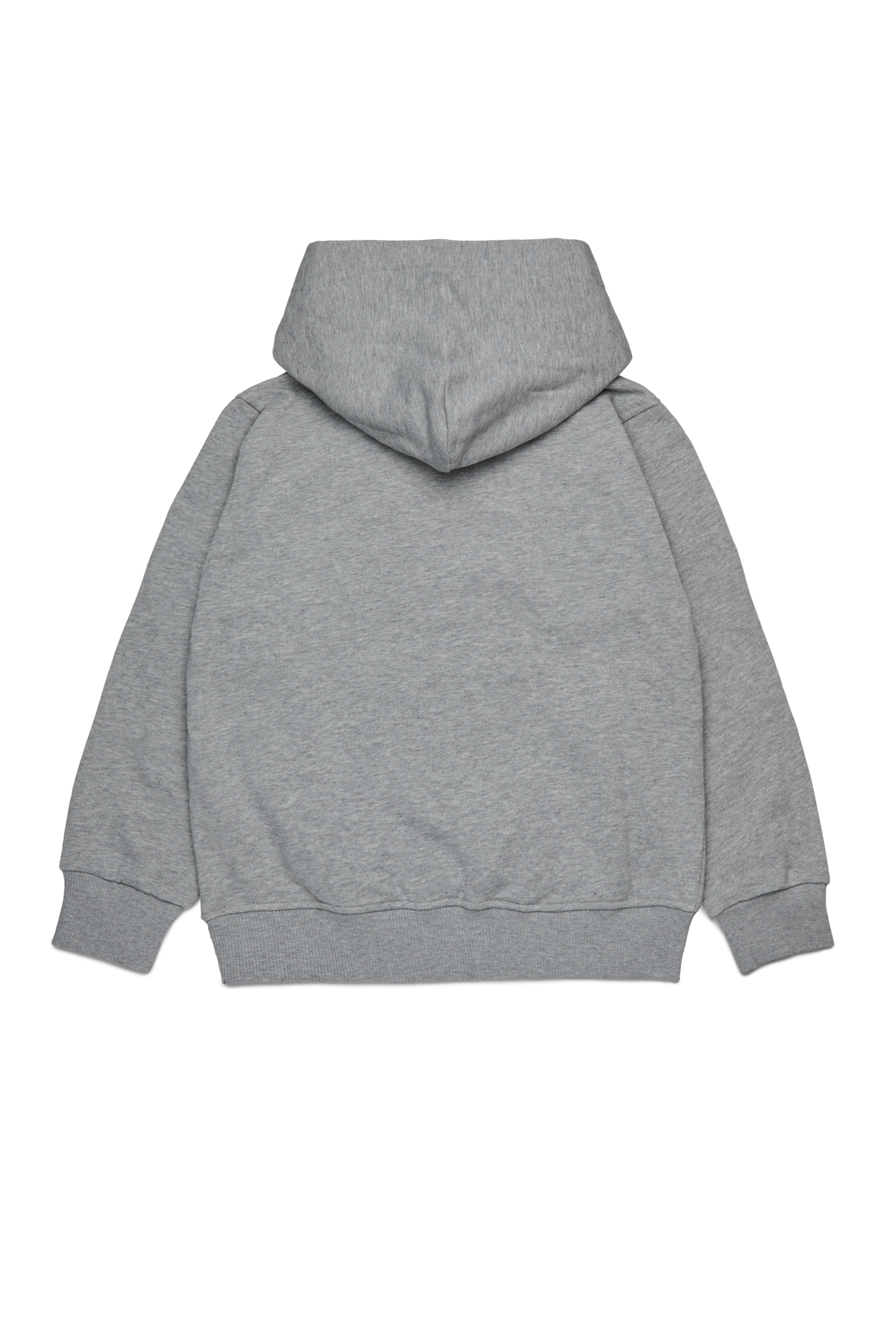 Diesel - SXGINHOOD OVER, Unisex Baumwoll-Hoodie mit Patch in Grau - 2