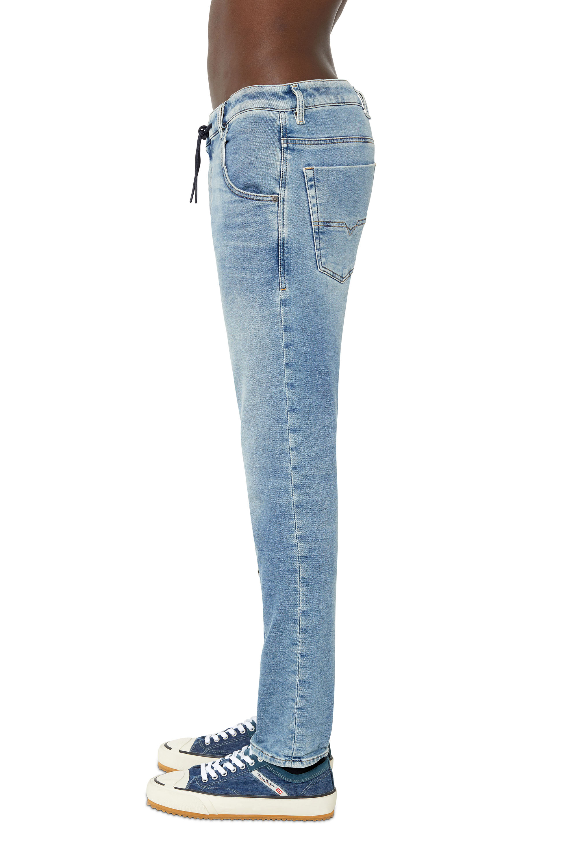 Diesel - Krooley JoggJeans® 068BA Tapered, Mittelblau - Image 4