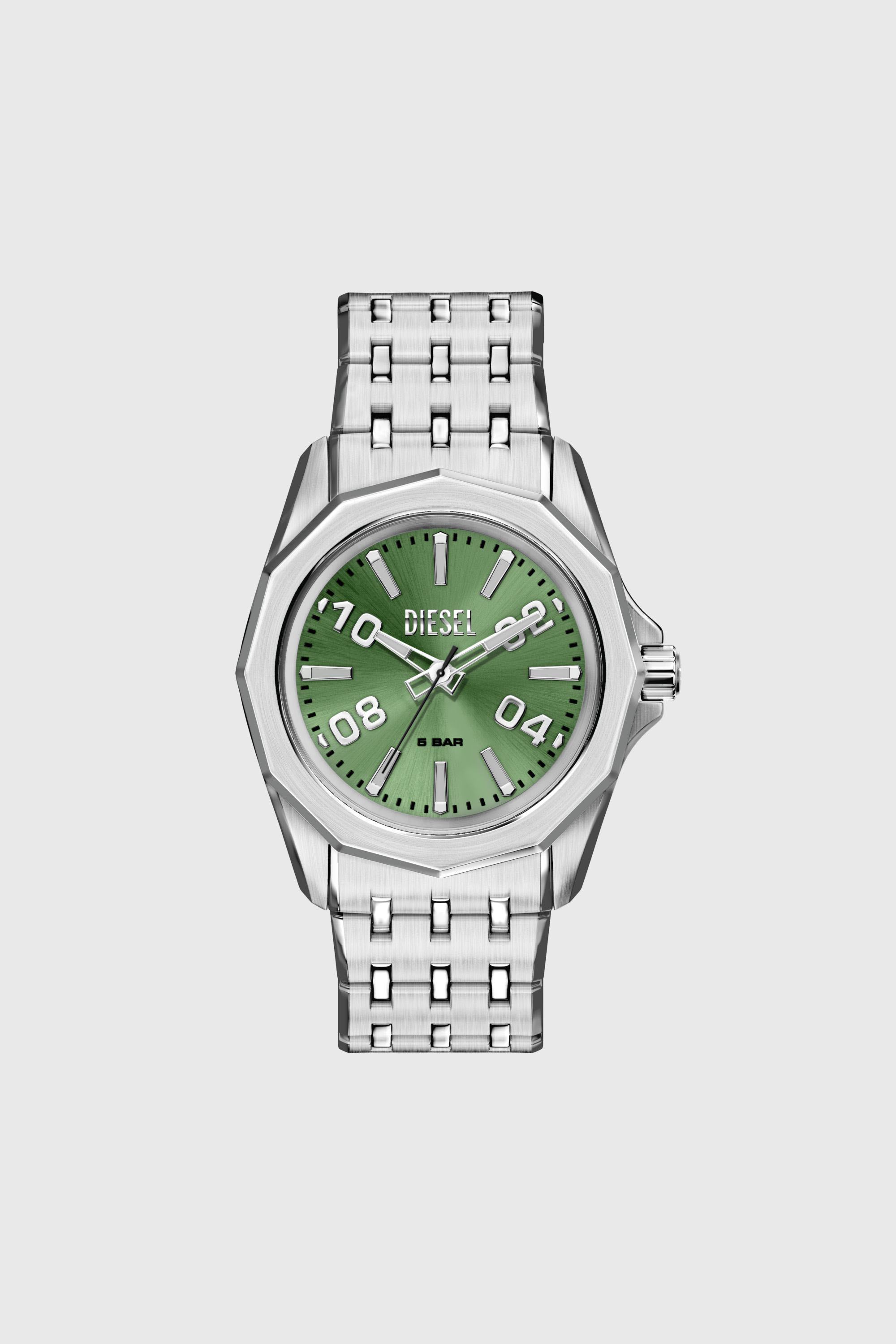 Diesel - DZ2237 WATCH, Herren Stinger Edelstahl-Uhr in Silber - 1