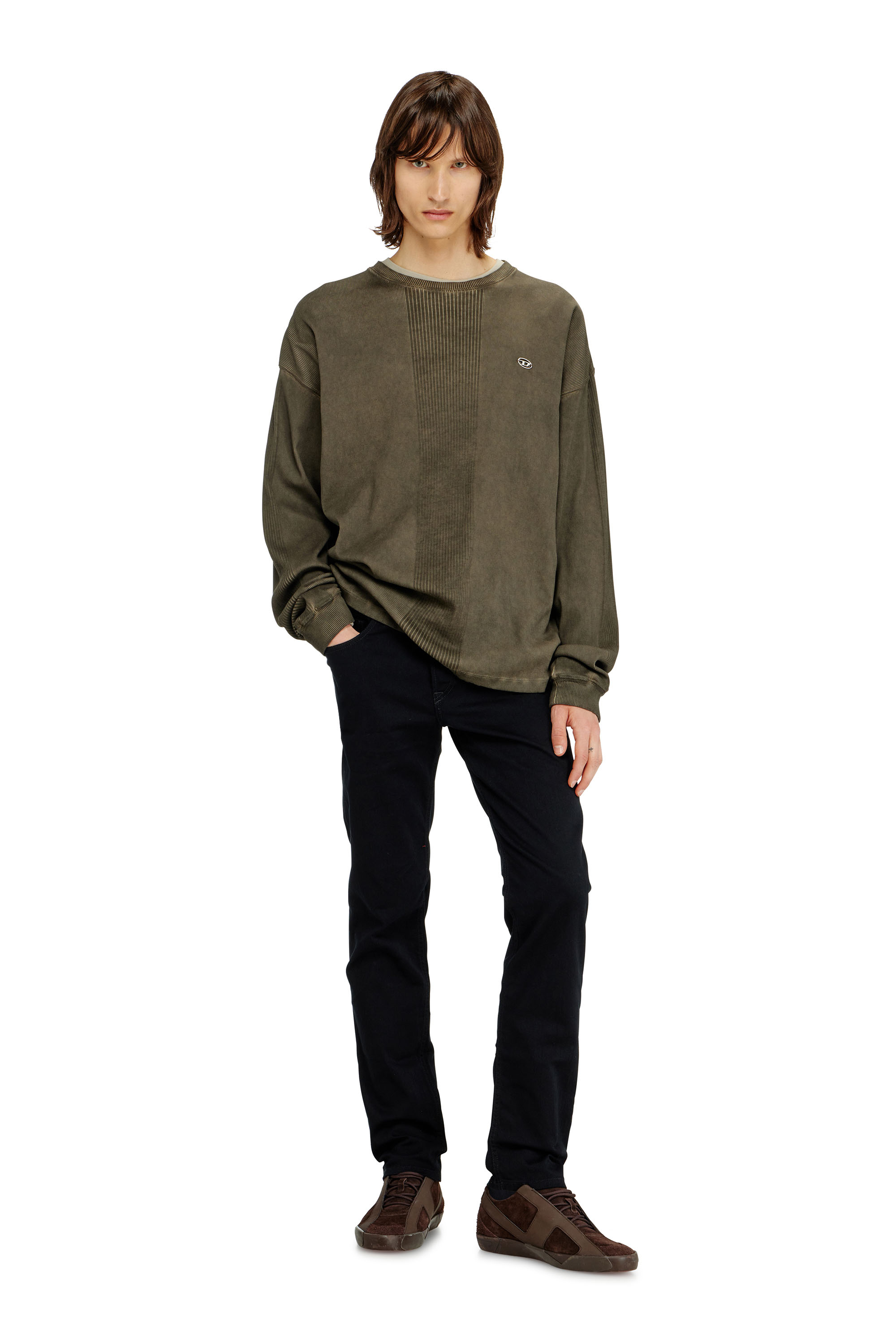 Diesel - Herren Regular Jeans 2023 D-Finitive 069YP, Schwarz/Dunkelgrau - 2