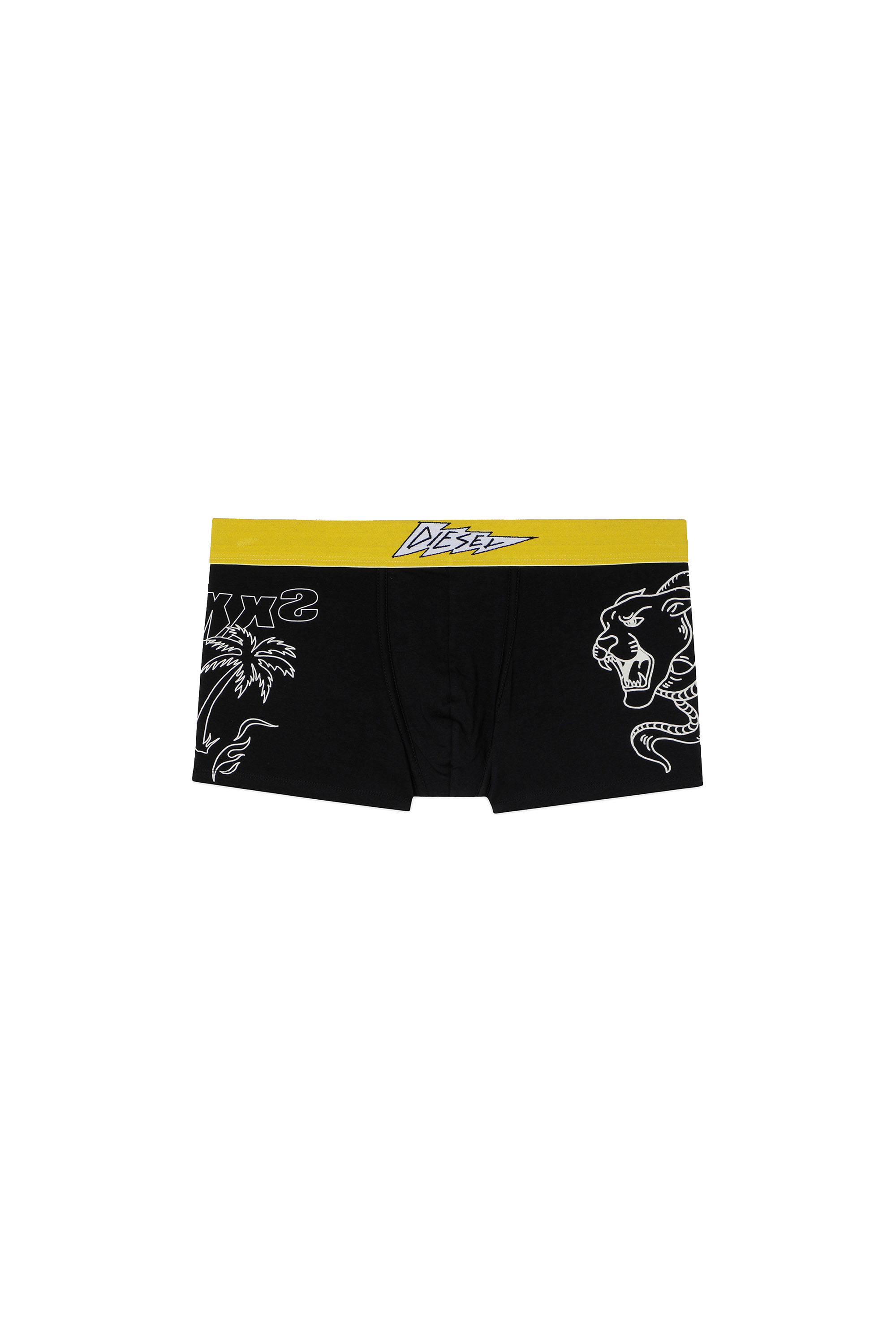 UMBX-DAMIEN, Schwarz/Gelb - Boxershorts