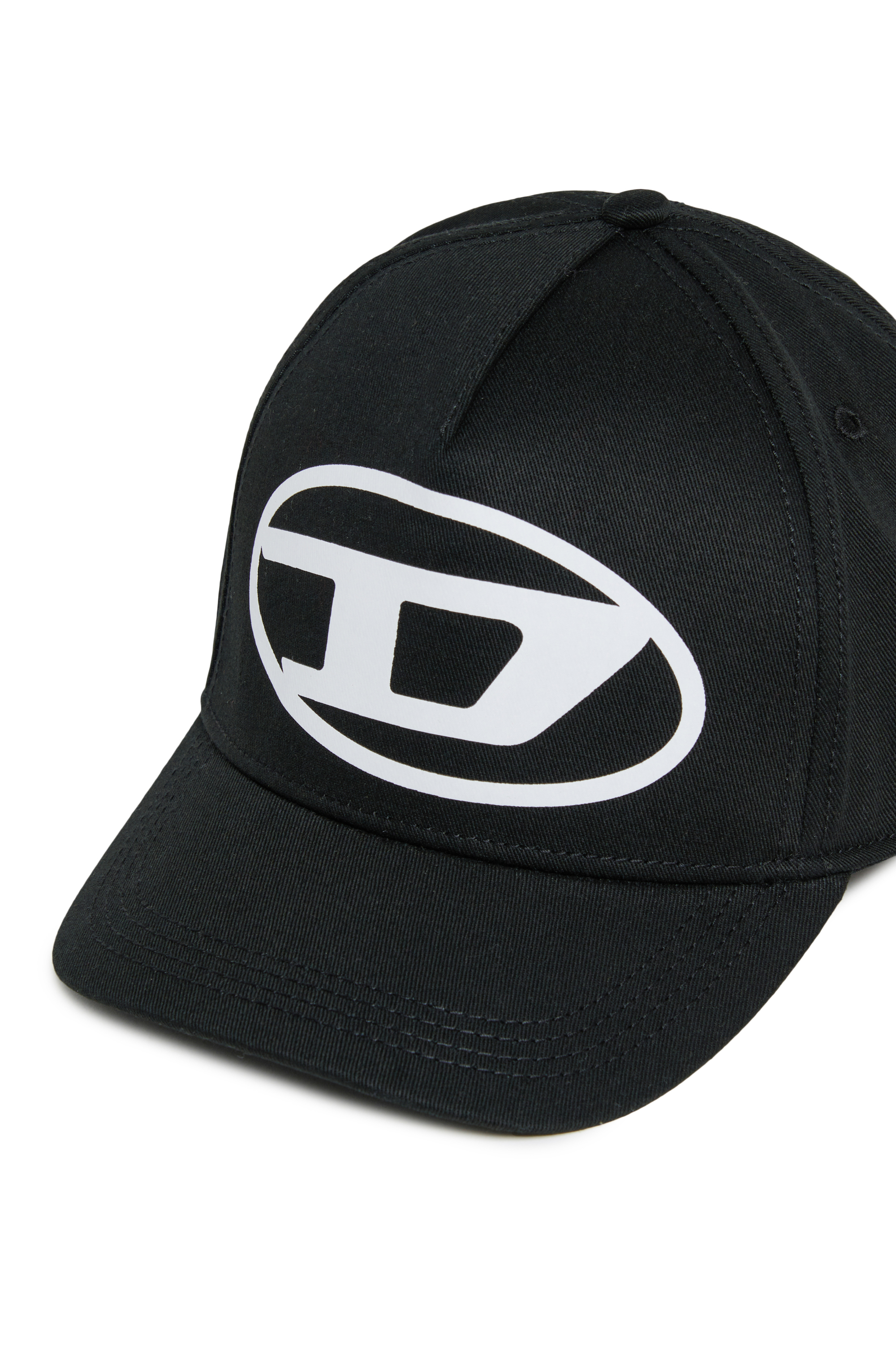 Diesel - FLIMO, Herren Baseballcap mit Oval D Logo-Print in Schwarz - 3