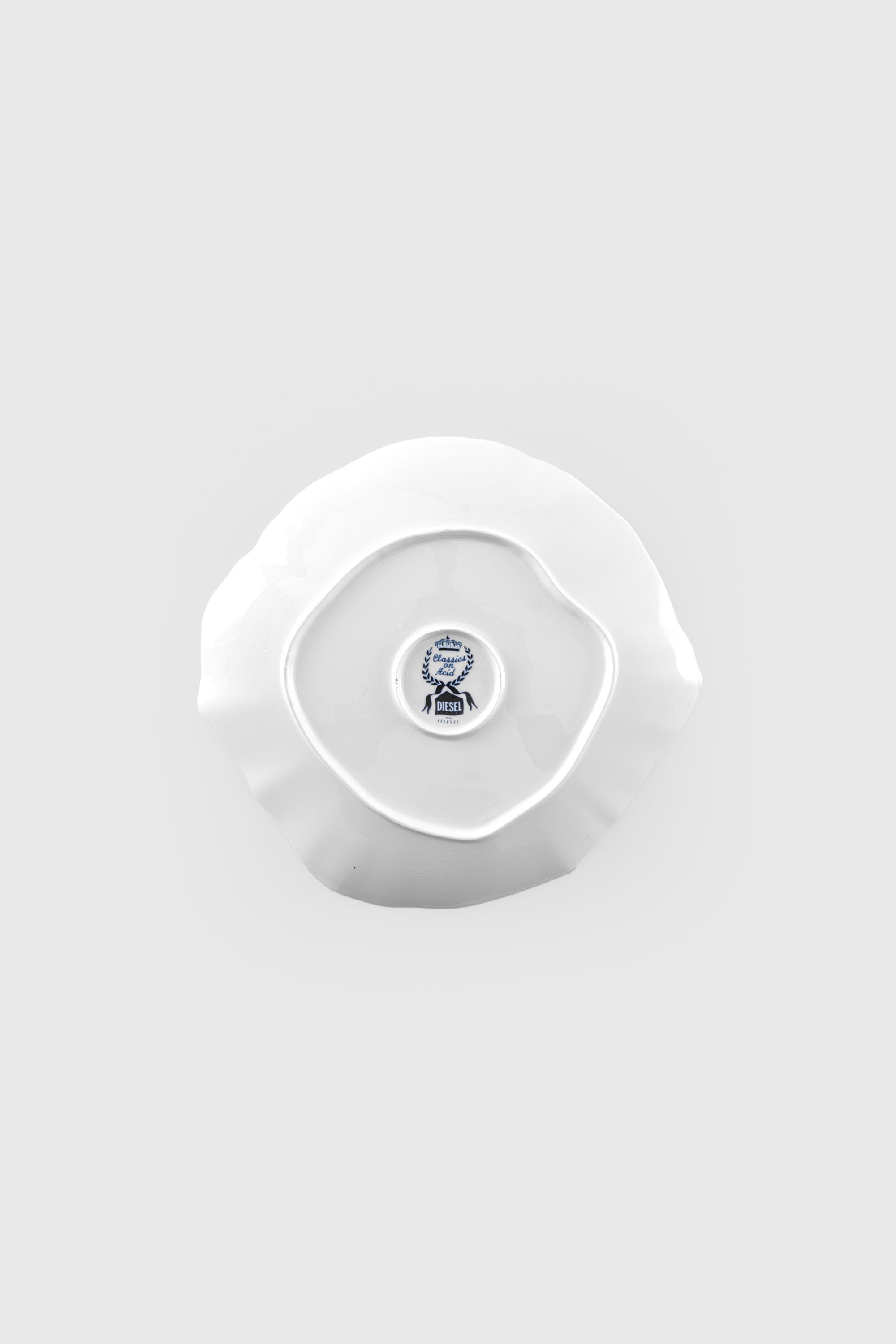 Diesel - 11204 PORCELAIN DINNER PLATE "CLASSIC ON, Unisex Speiseteller aus Porzellan in Weiss/Blau - 2