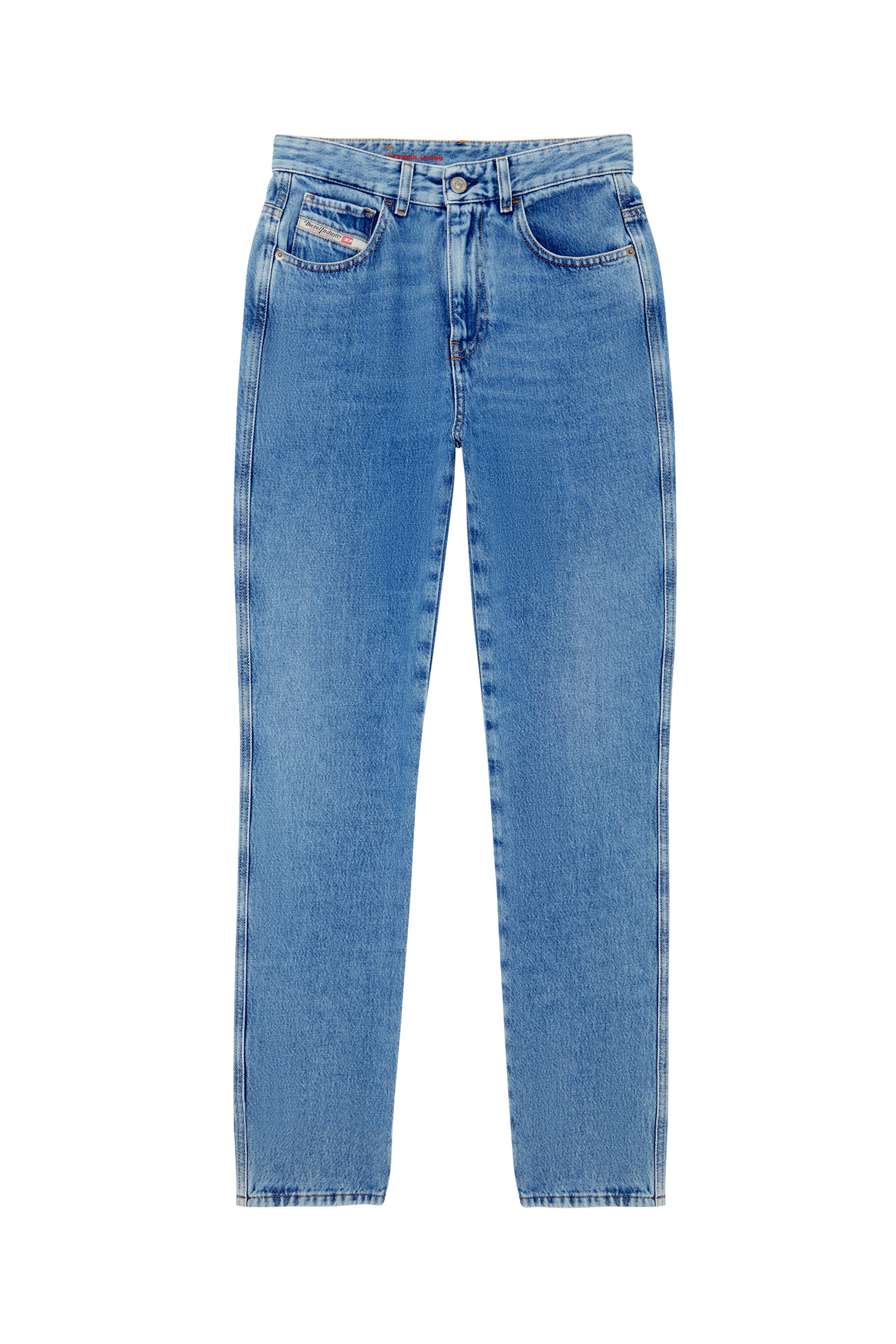 1994 09C16 Straight Jeans, Mittelblau - Jeans
