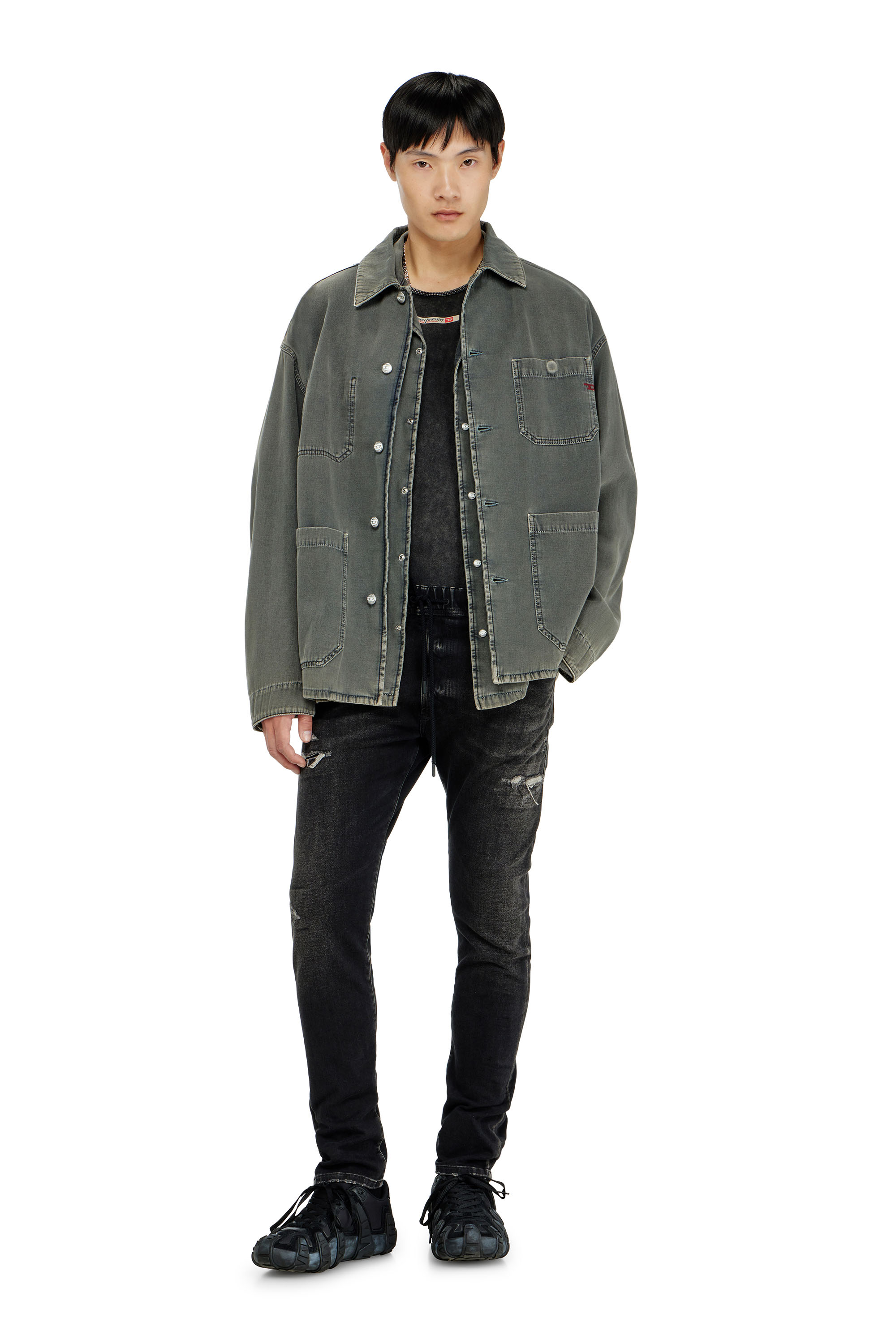 Diesel - Herren Regular 2030 D-Krooley Joggjeans&reg; 09Q22, Schwarz/Dunkelgrau - 1