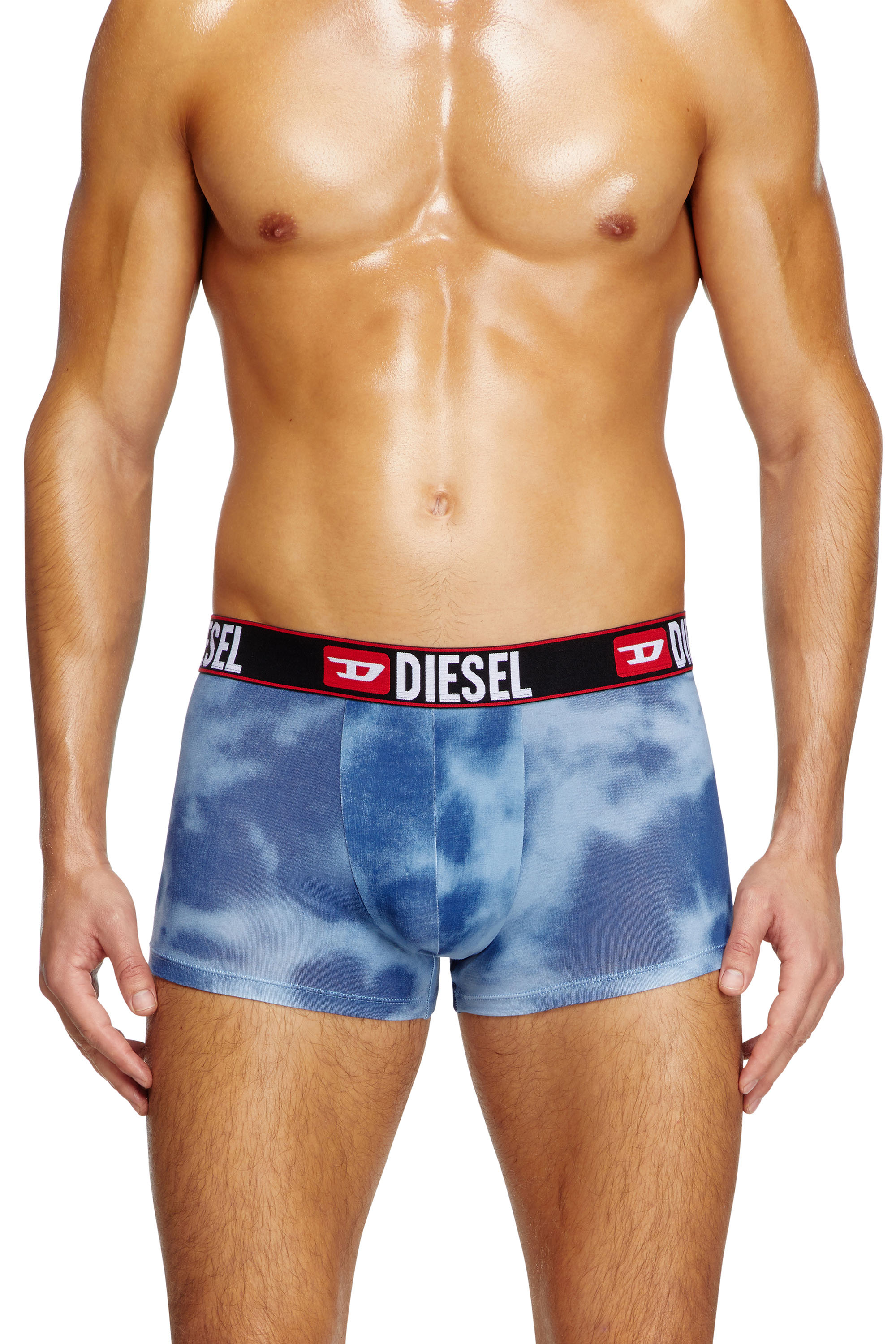 Diesel - UMBX-DAMIEN, Herren Retropants mit Wolken-Print in Dunkelblau - 2