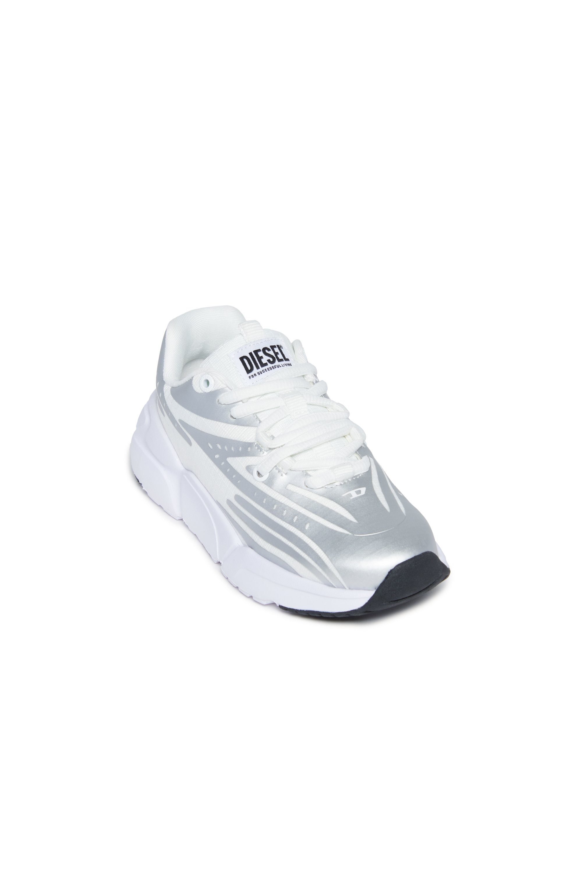 Diesel - S-MILLENIUM SPEED LC, Unisex Sneakers aus beschichtetem Ripstop in Silber - 4