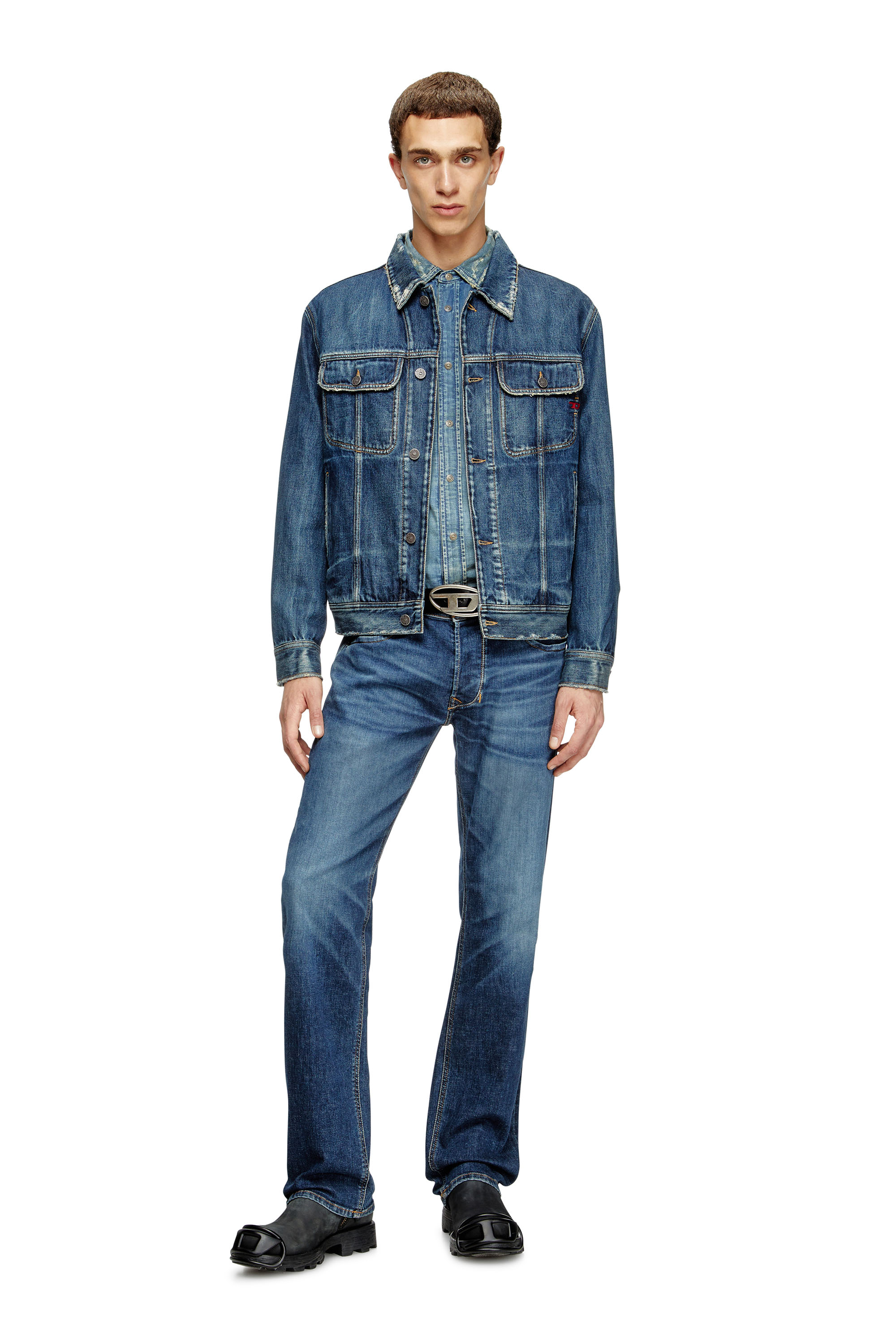 Diesel - Herren Regular Jeans 1985 Larkee 09J47, Dunkelblau - 2