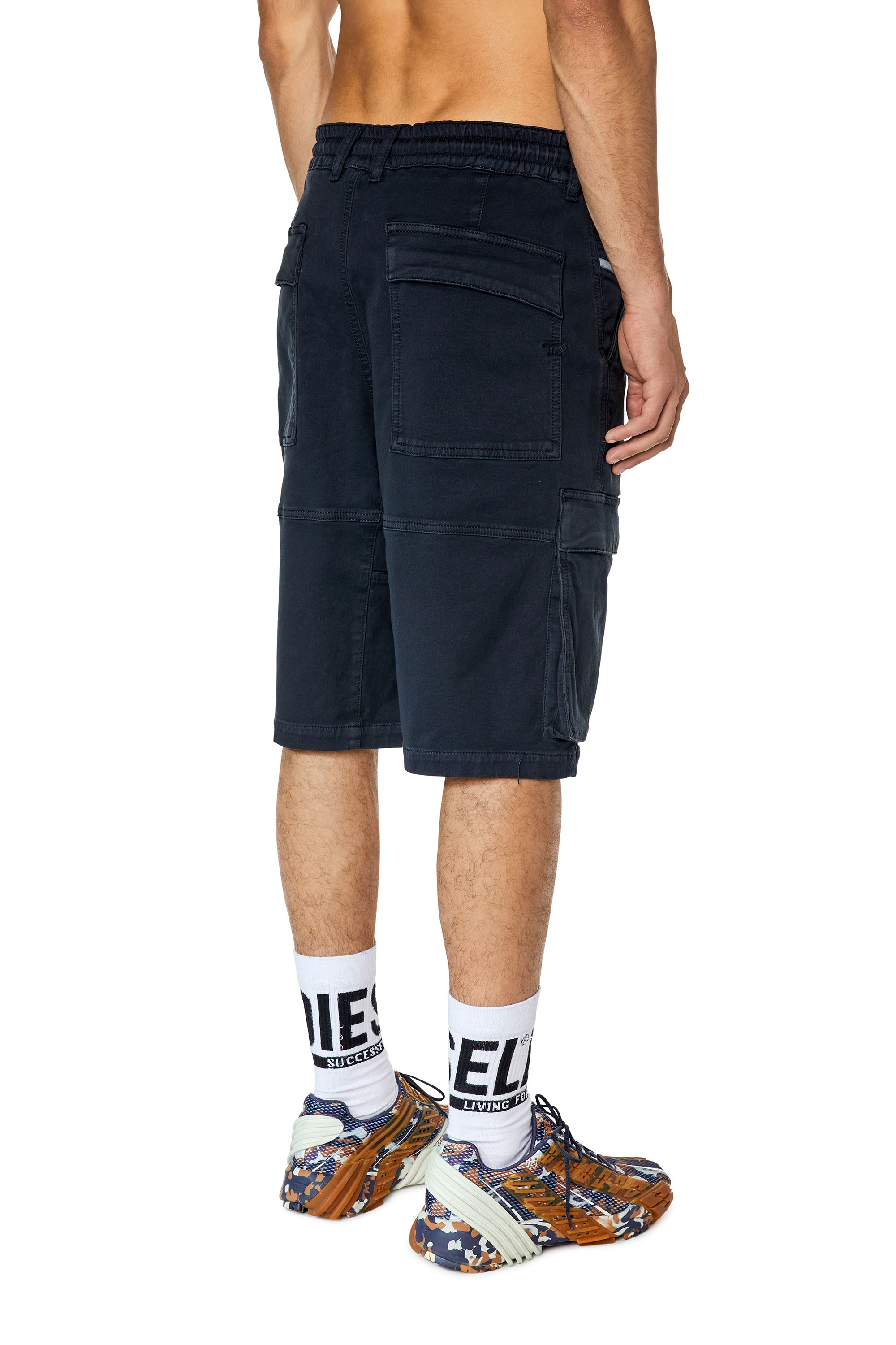 Diesel - D-KROOLEY-CARGO-SHORT JOGG, Dunkelblau - Image 4
