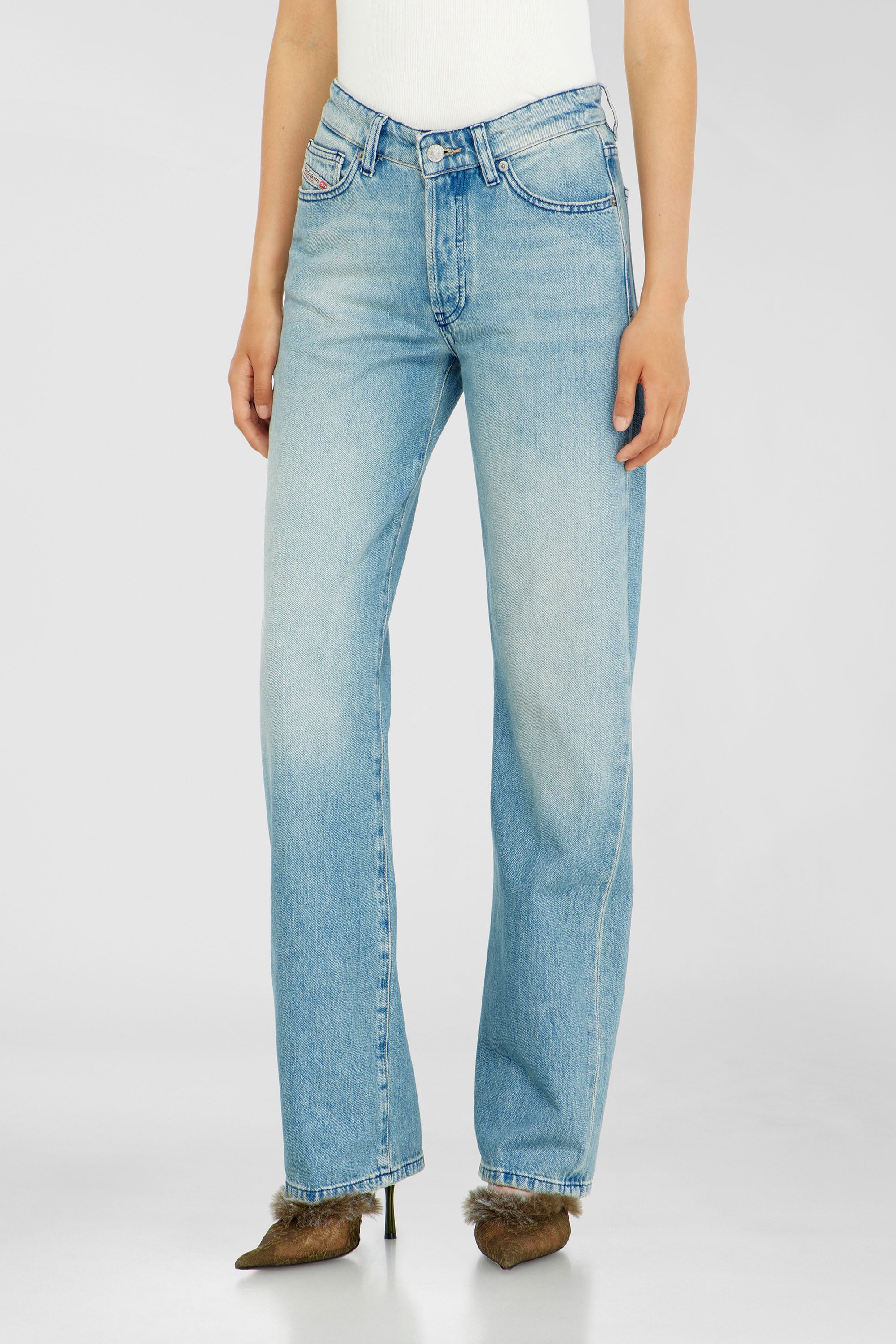 Diesel - Damen Regular Jeans 1971 D-Sent 0BEBF, Hellblau - 1