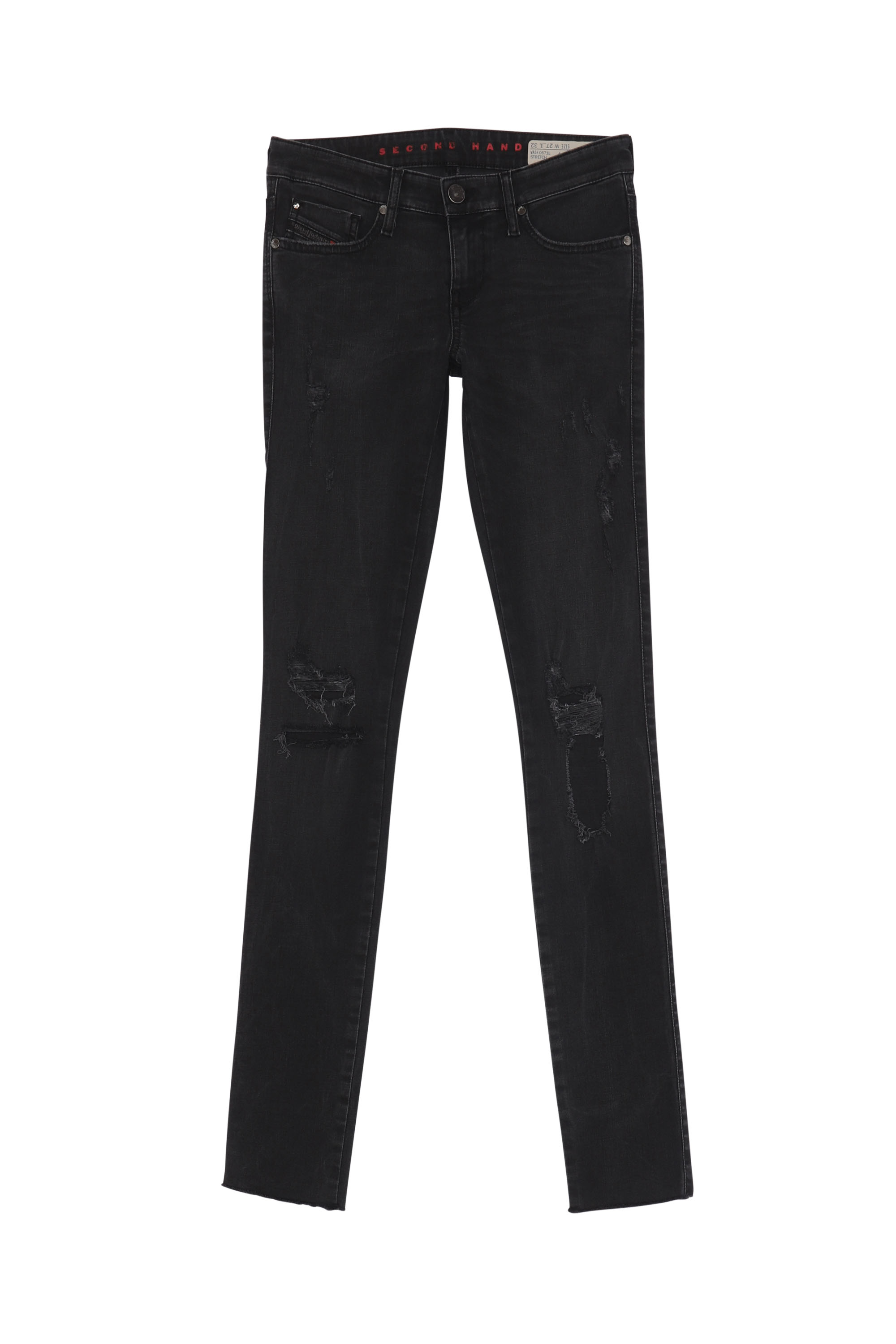 Diesel - SKINZEE-LOW, Damen Diesel Damen - Jeans Schwarz/Dunkelgrau in Schwarz/Dunkelgrau - 1