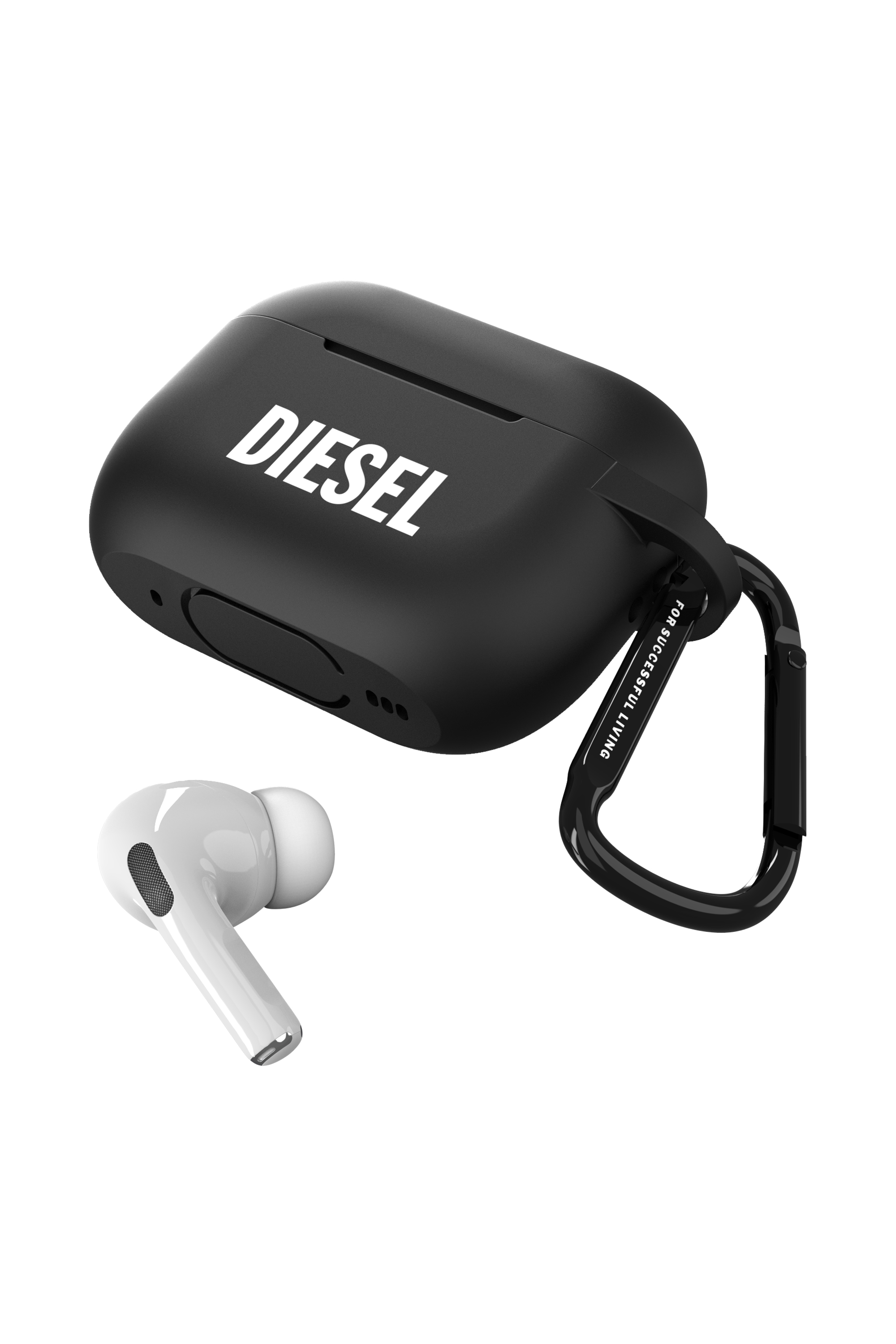 Diesel - 52955 AIRPOD CASE, Unisex Silikon Airpod-Etui für airpods Pro/Pro 2 in Schwarz - 4
