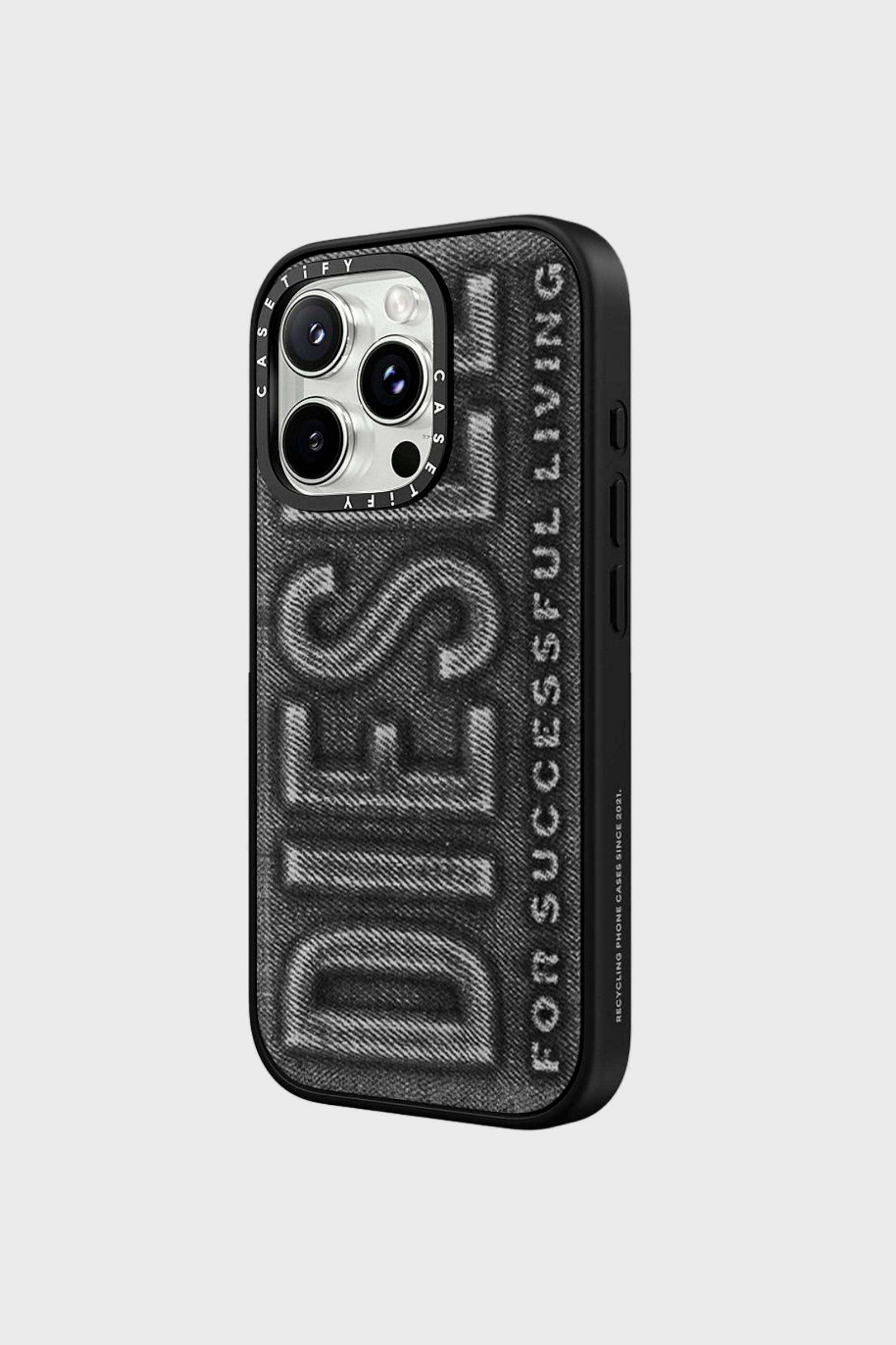 Diesel - 60561 MOULDED CASE, Unisex H&uuml;lle Biscotto impact f&uuml;r iPhone 16 Pro in Schwarz - 2