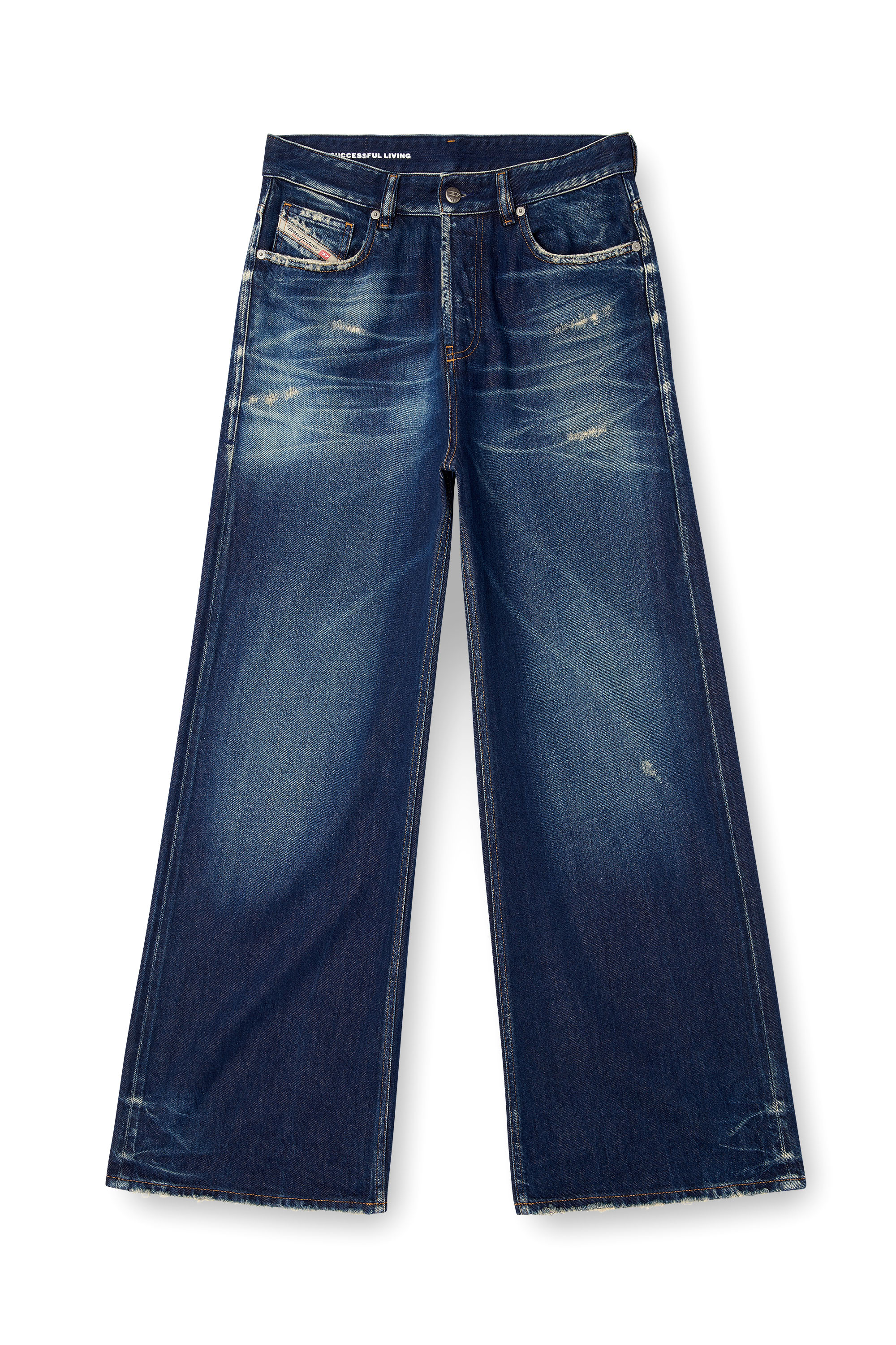 Diesel - Damen Relaxed Jeans 1996 D-Sire 09M06, Dunkelblau - 2