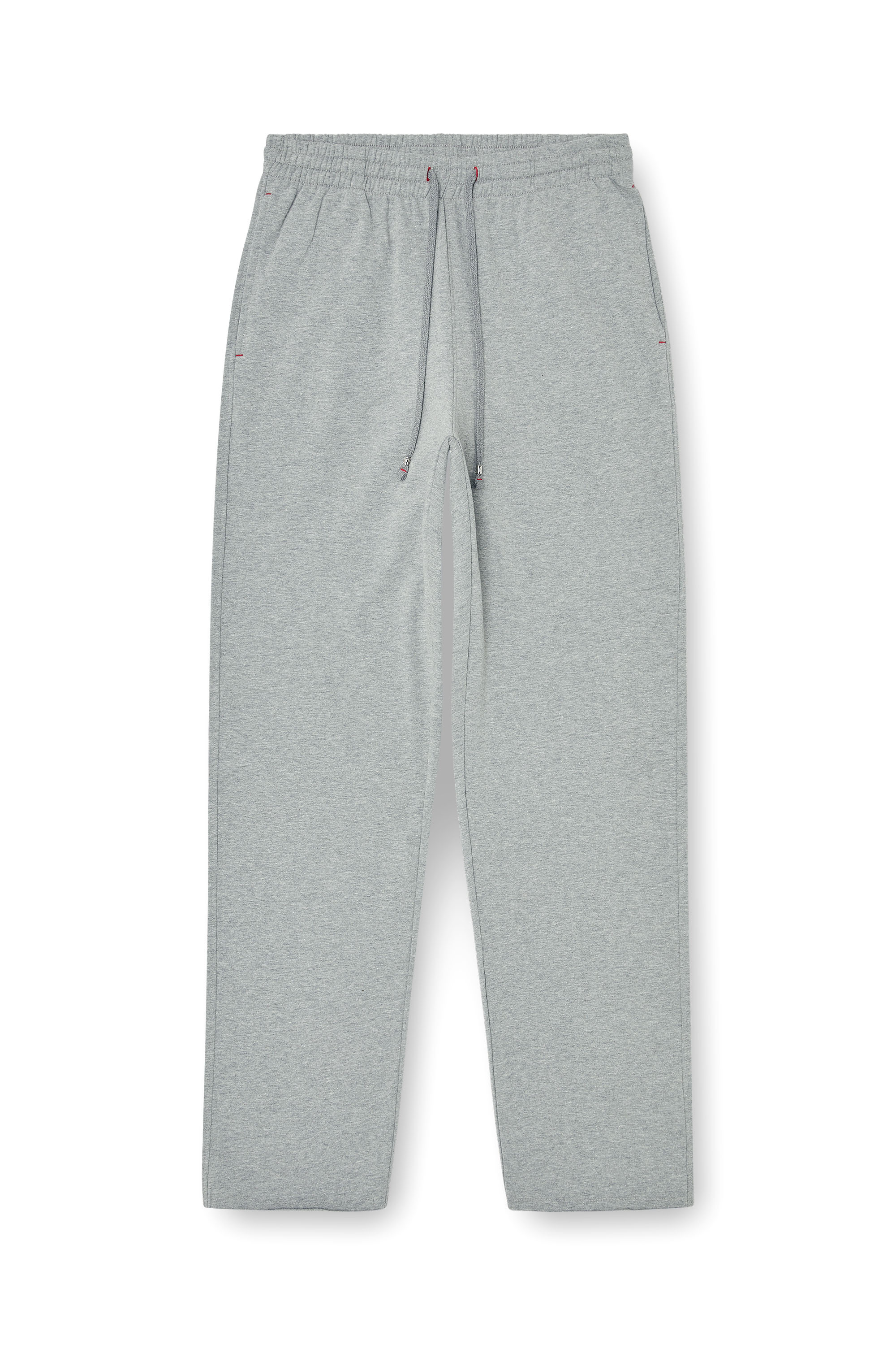 Diesel - INDRA-D-CORE, Damen Aufgeraute Sweathose mit offenen S&auml;umen in Grau - 3