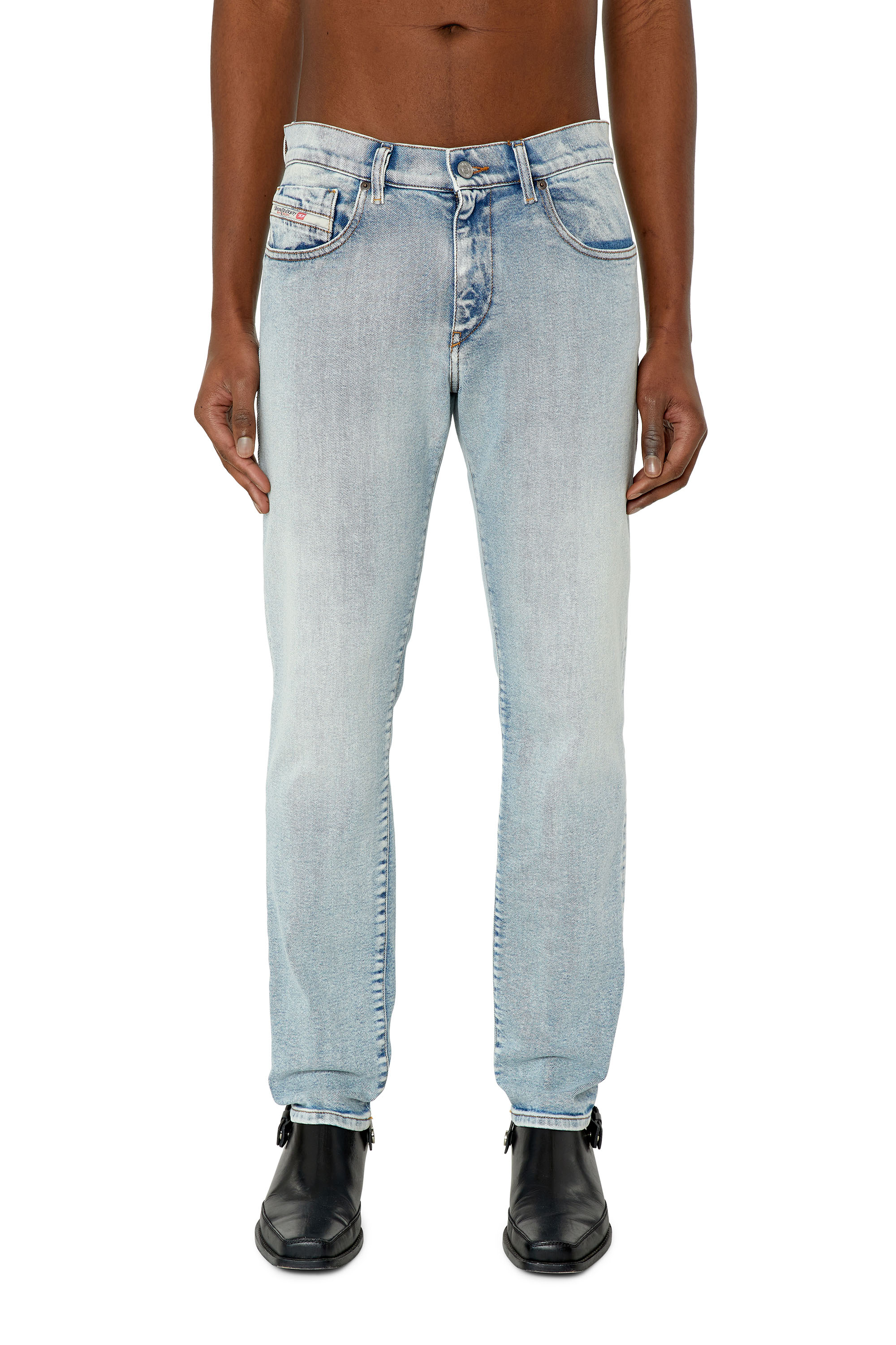 Diesel - Slim Jeans 2019 D-Strukt 9C08L, Hellblau - Image 2