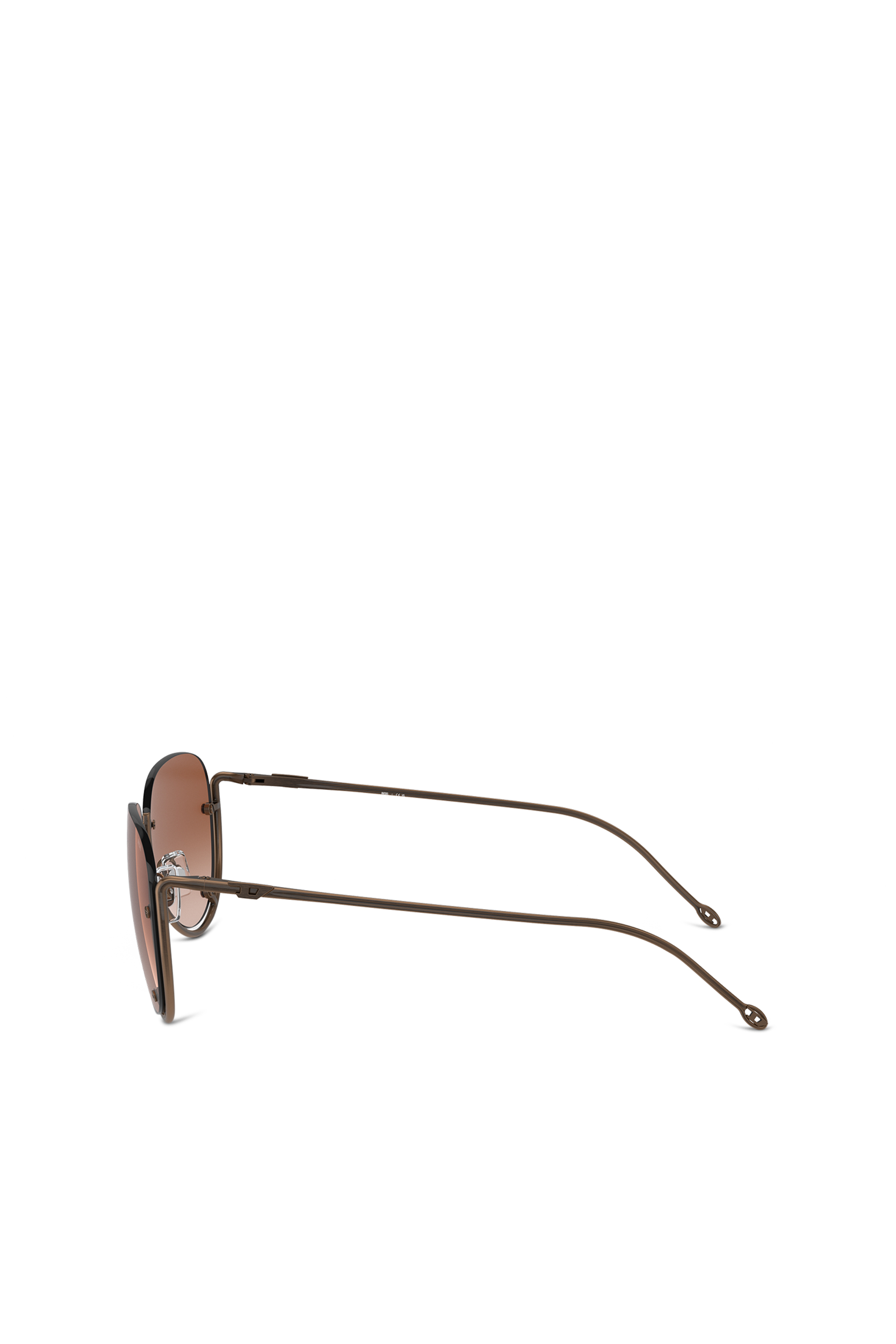 Diesel - 0DL1003, Unisex Brille in Pilotenform in Bronze - 2