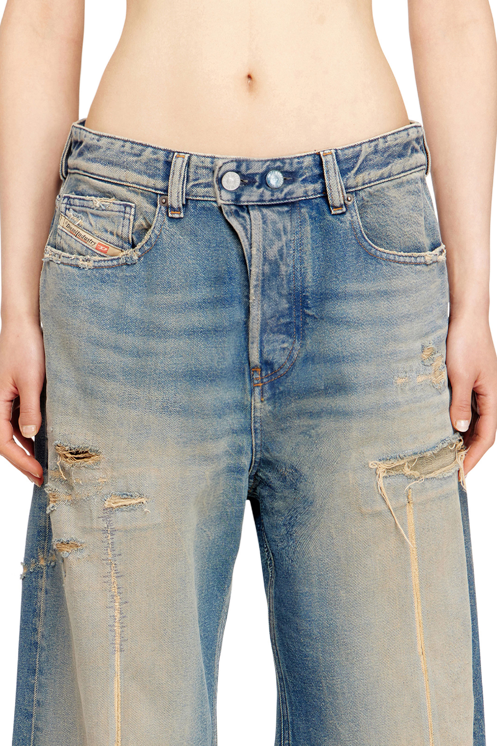 Diesel - Unisex Relaxed Jeans 1996 D-Sire 09N29, Mittelblau - 4