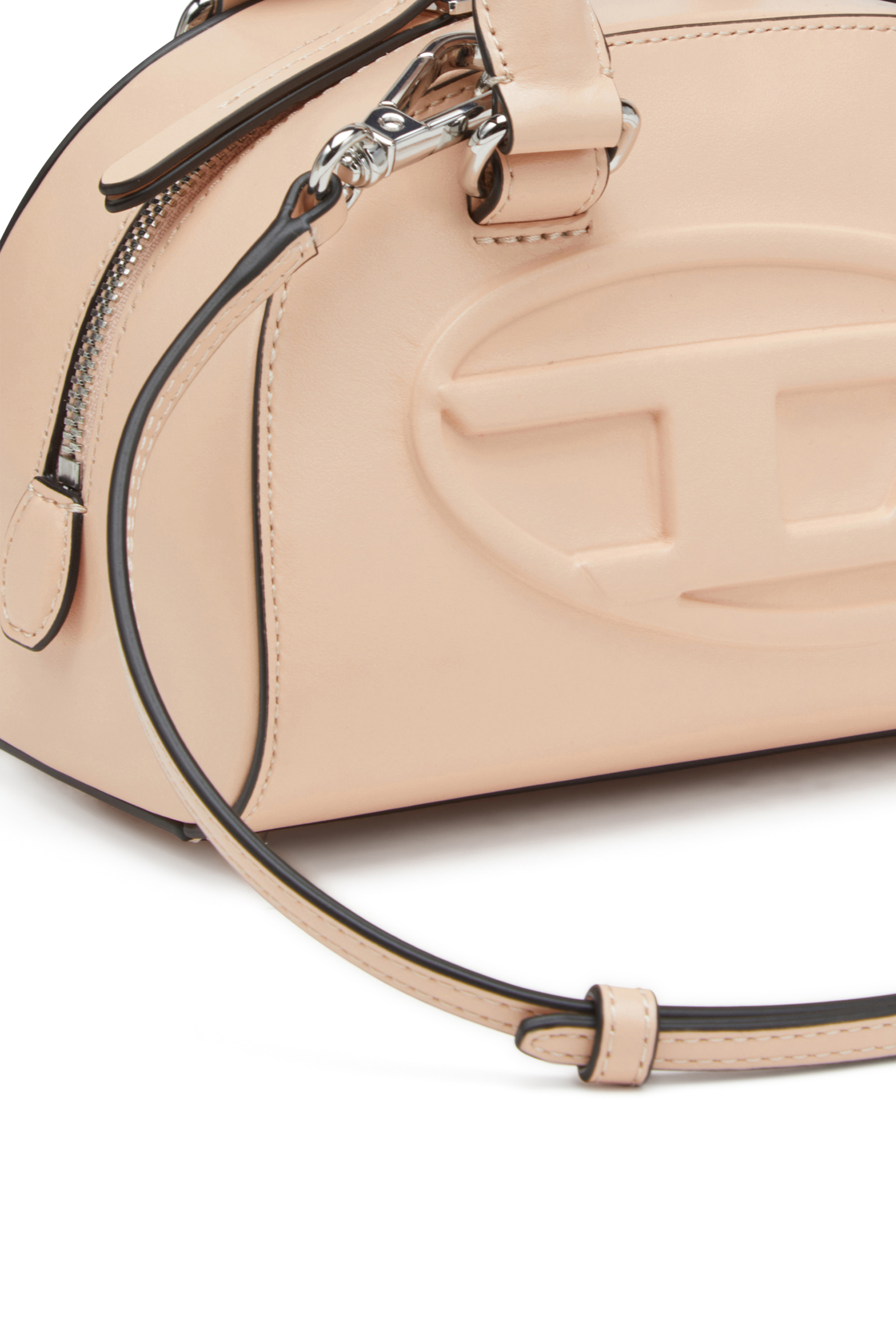 Diesel - 1DR DOME CROSSBODY, Damen 1DR Dome-Mini-Bowling-Tasche aus Leder in Rosa - 5