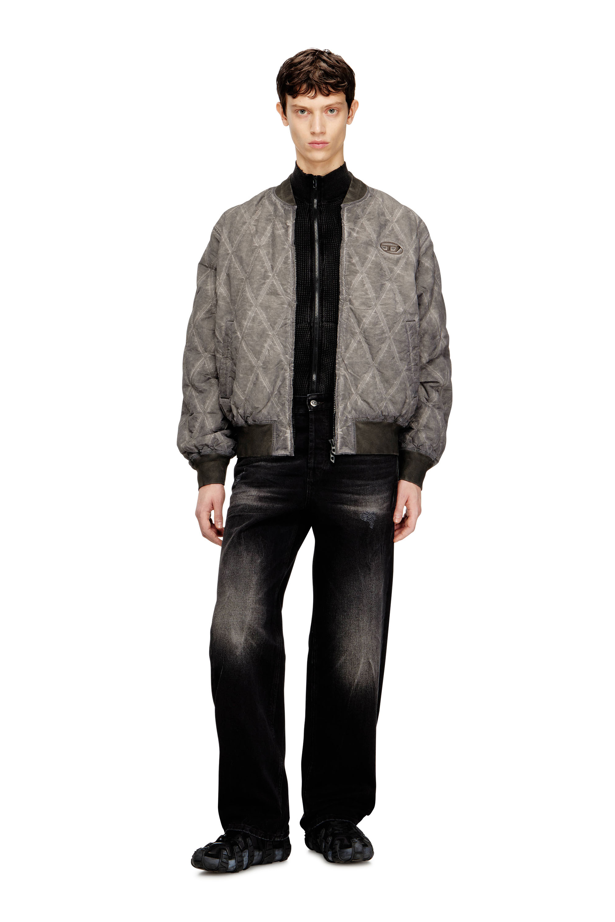 Diesel - Herren Relaxed Jeans 2001 D-Macro 0BEBB, Schwarz - 2