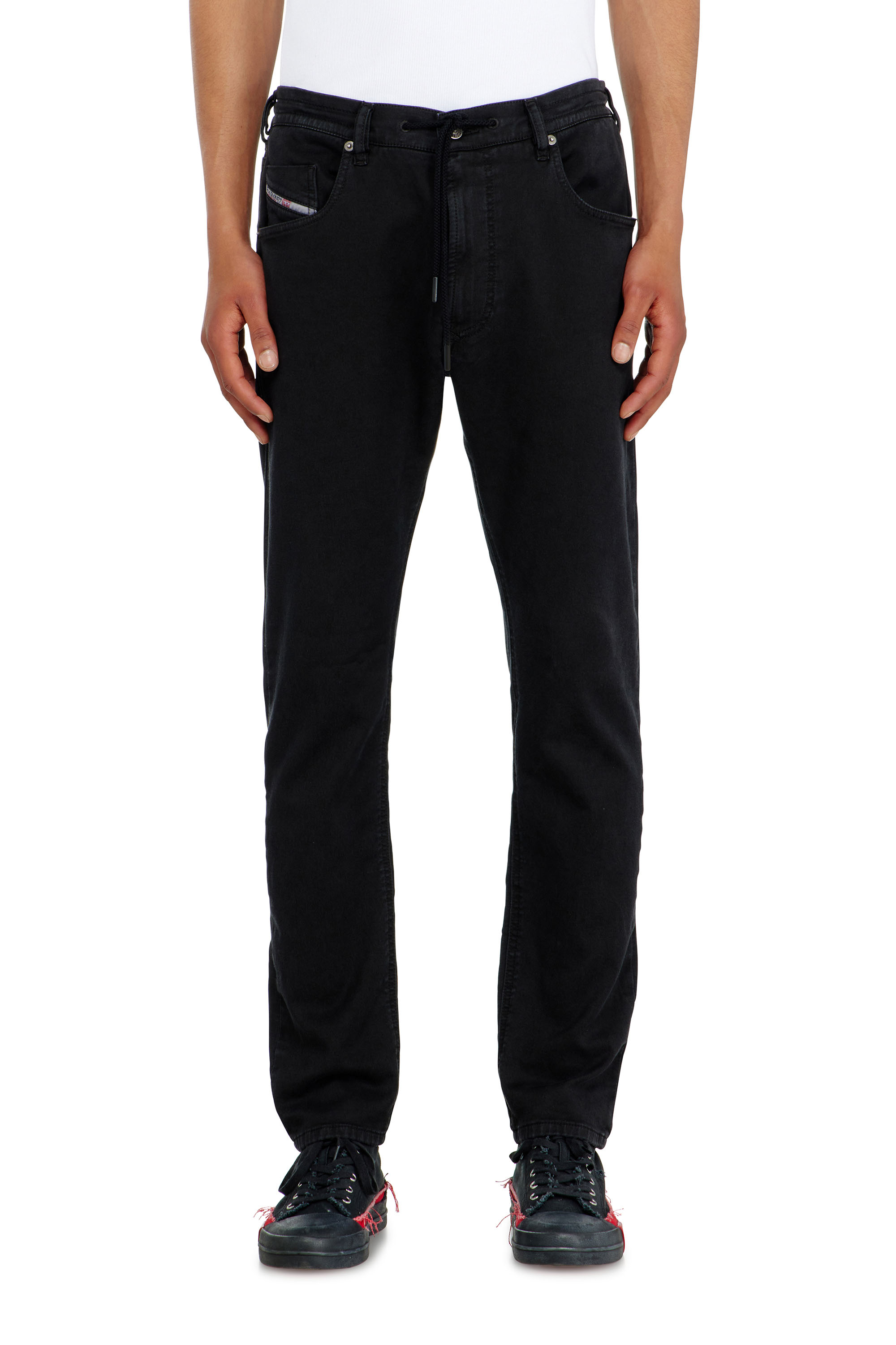 Diesel - Herren Regular 2032 D-Krooley Joggjeans&reg; 068NH, Schwarz/Dunkelgrau - 3