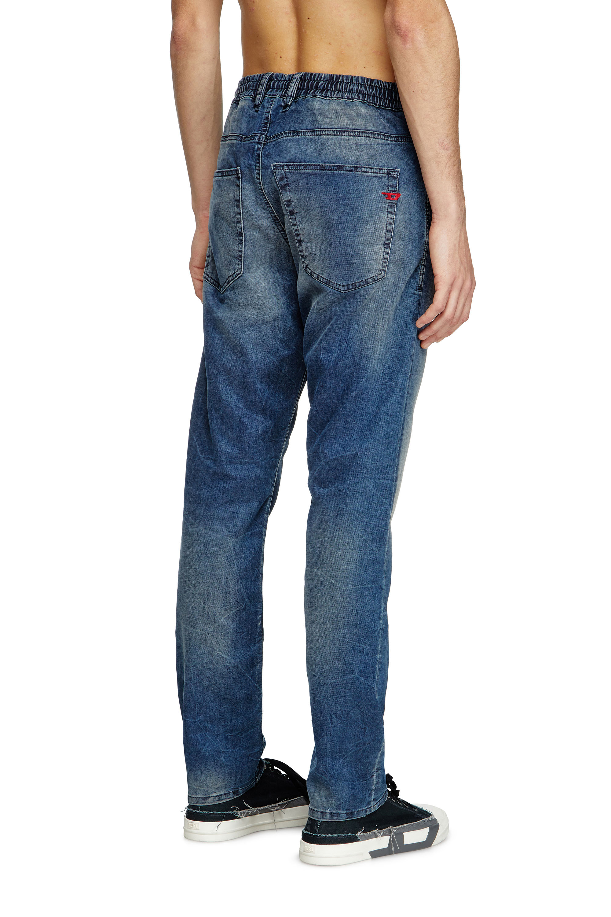 Diesel - Herren Regular 2030 D-Krooley Joggjeans® 068PI, Mittelblau - 4