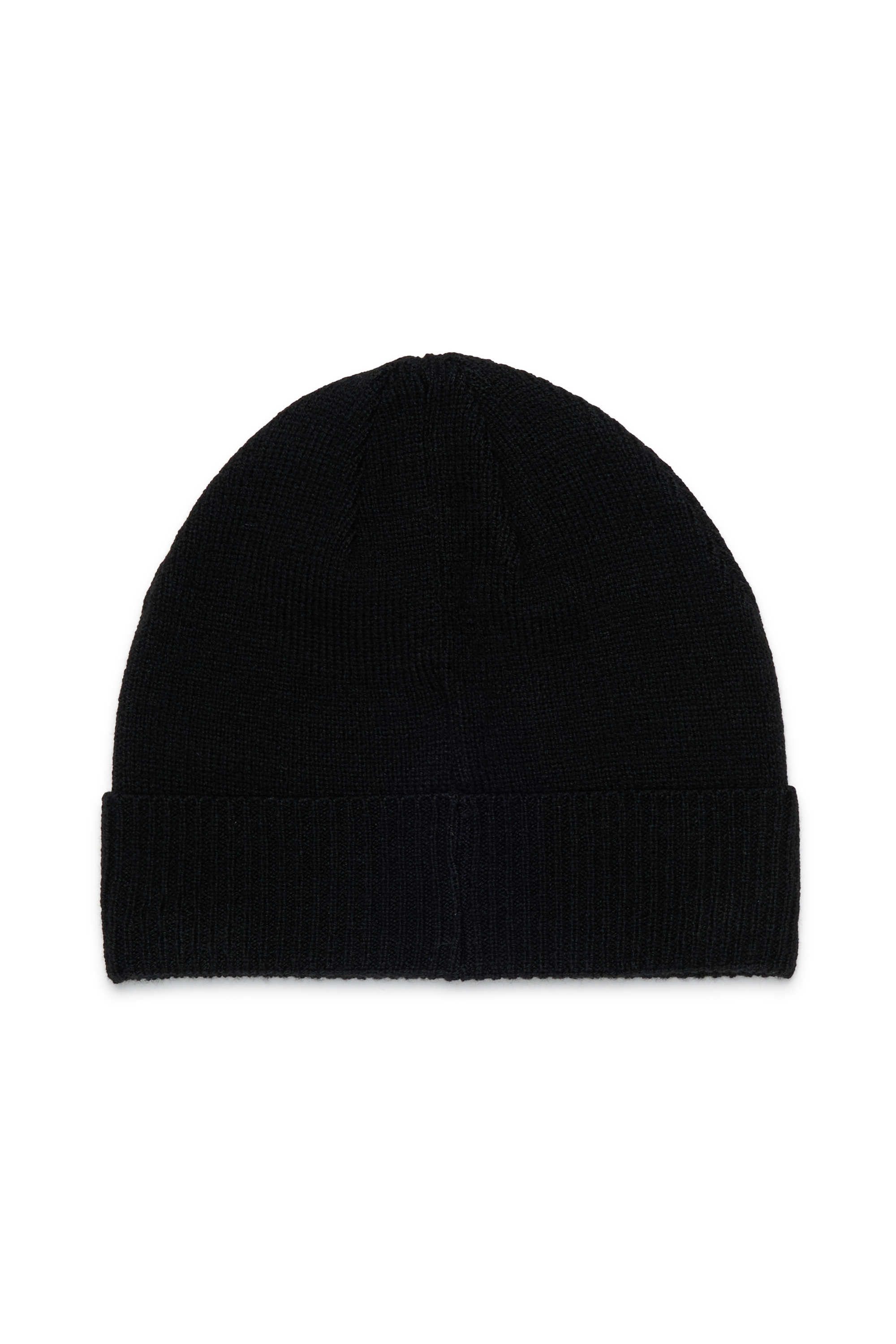 Diesel - FBAND, Unisex Beanie aus Wollmischung mit Logo in Schwarz - 2