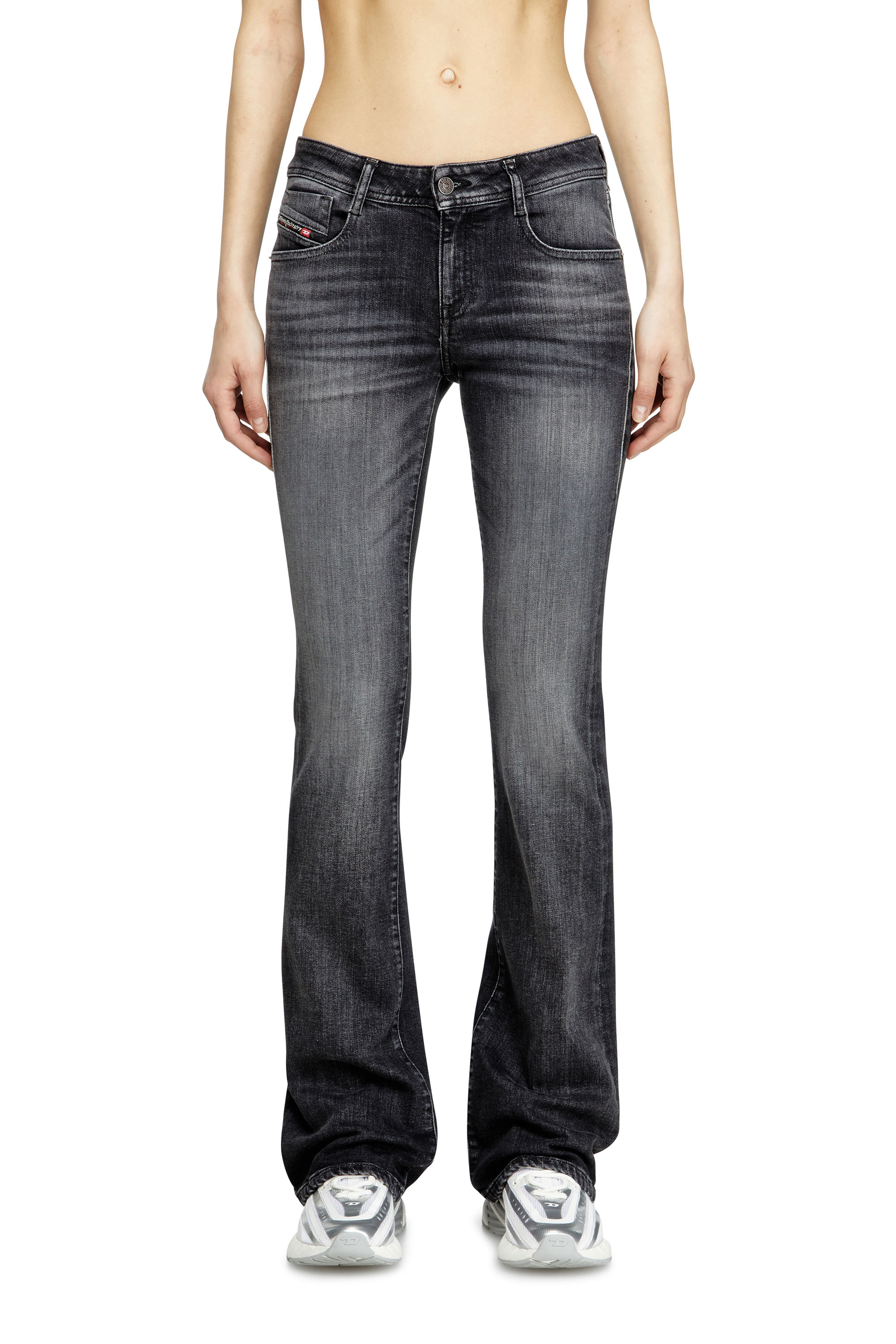 Diesel - Damen Bootcut Jeans 1969 D-Ebbey 09L98, Schwarz/Dunkelgrau - 1