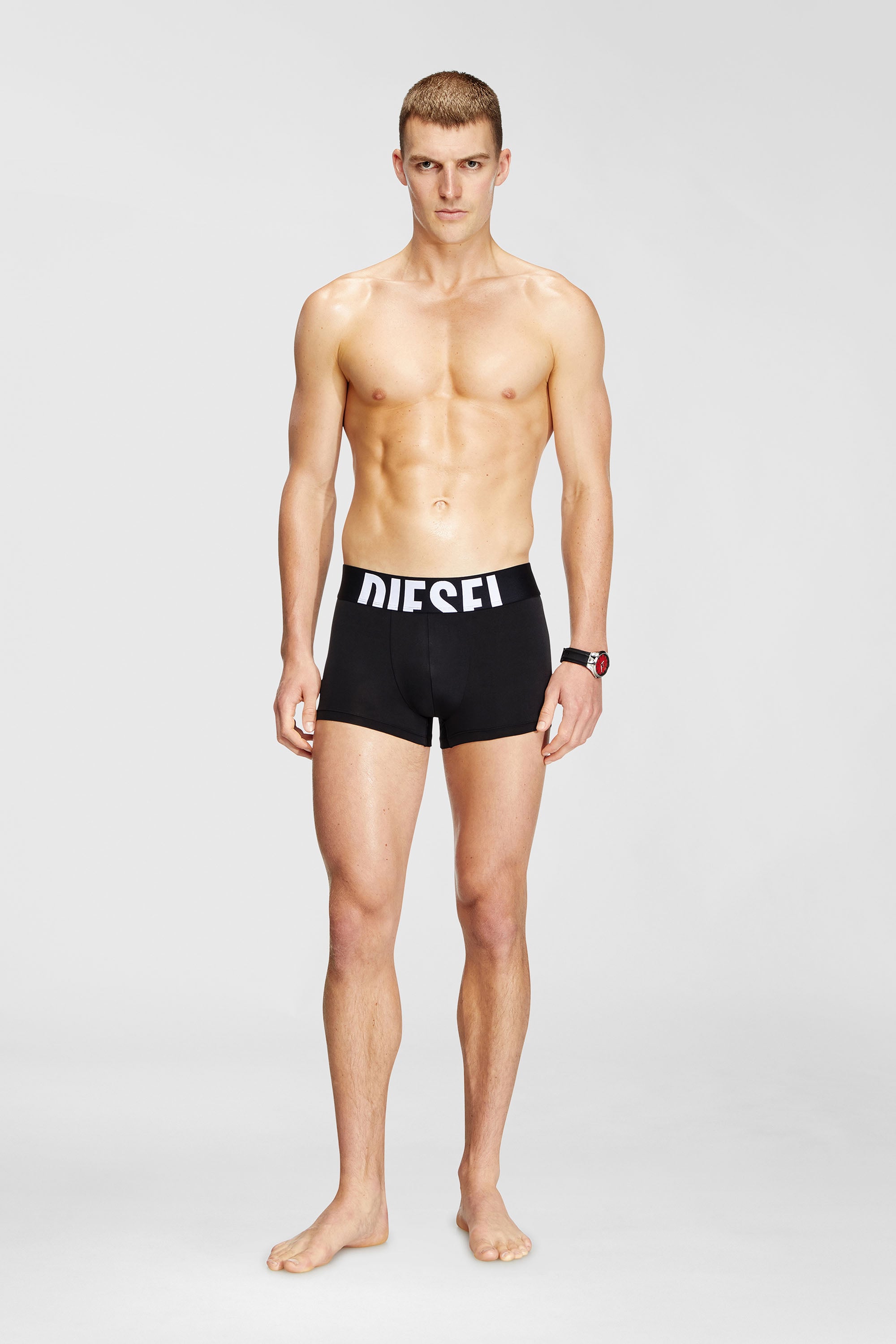 Diesel - DAMIEN-D-POP-3PACK-55, Herren Retropants im Dreierpack aus Mikrofaser in Schwarz - 2
