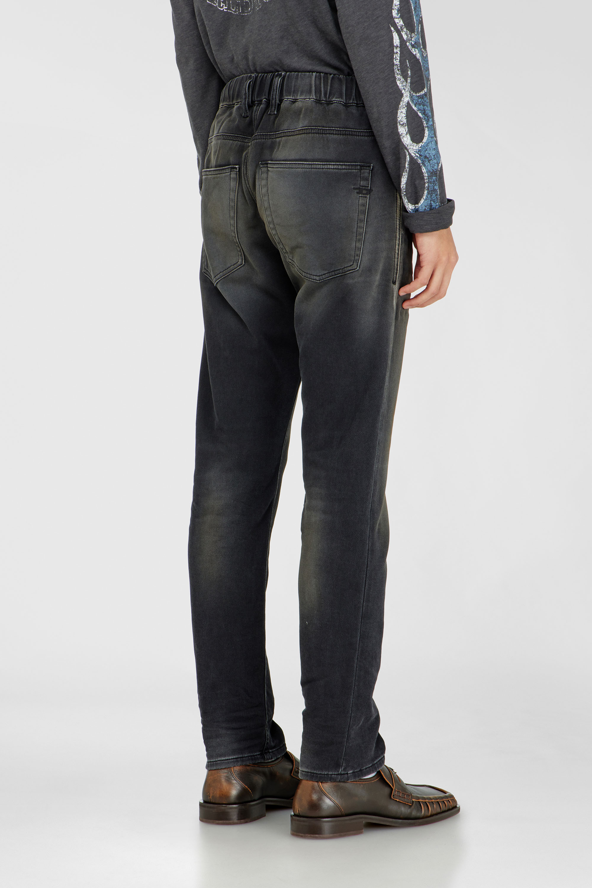 Diesel - Herren Regular 2032 D-Krooley-BW Joggjeans&reg; 068ZQ, Schwarz/Dunkelgrau - 3