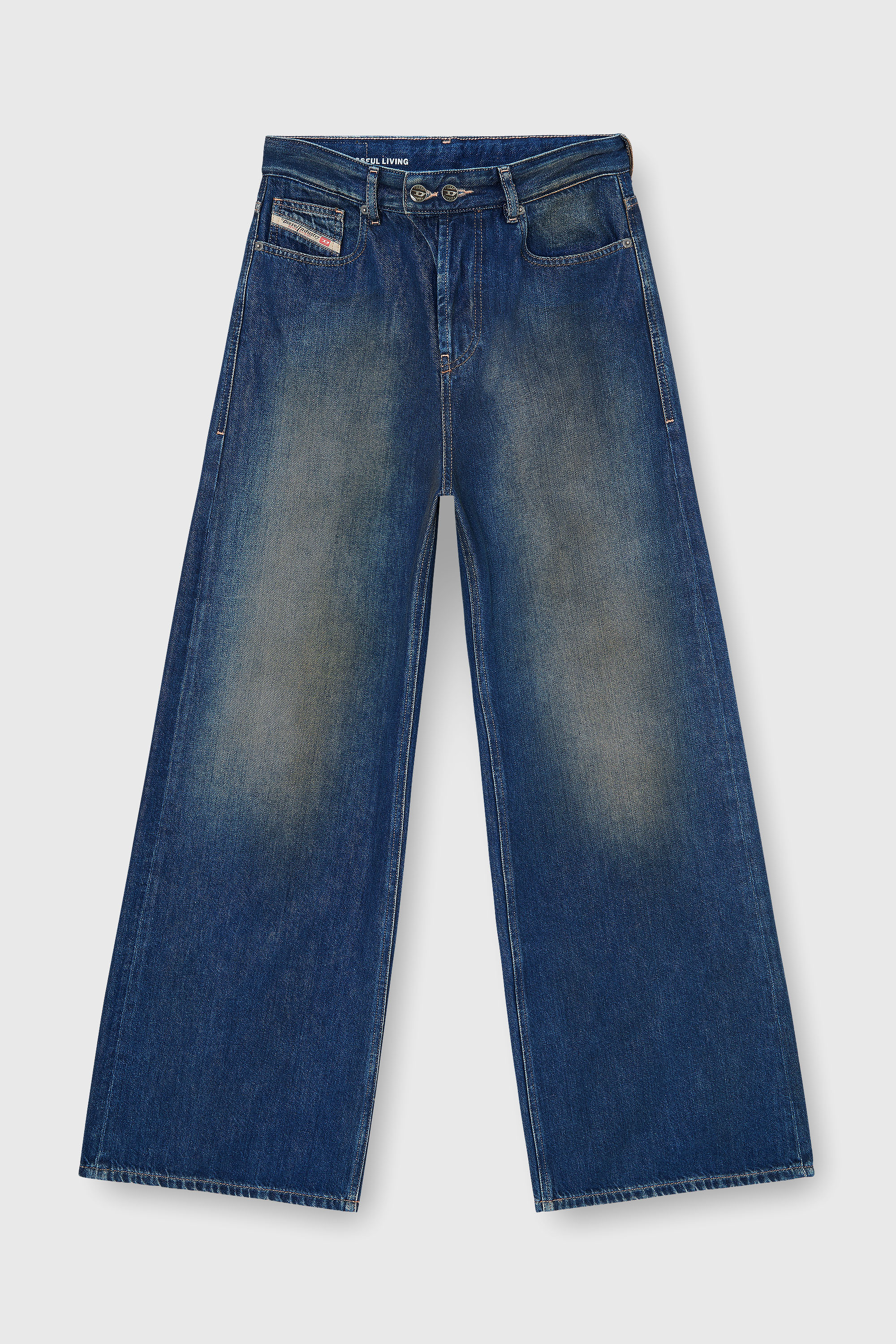 Diesel - Damen Relaxed Jeans 1996 D-Sire 09P47, Dunkelblau - 2