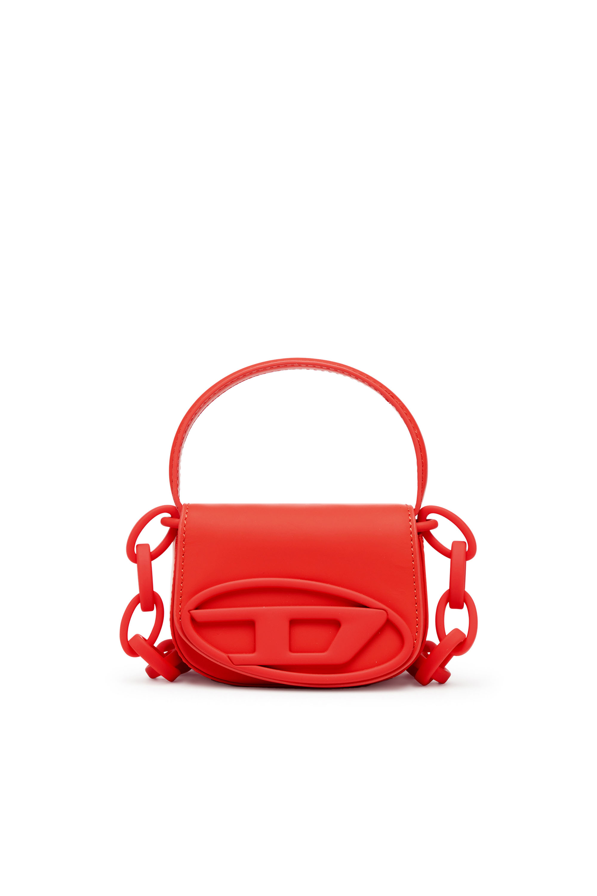 Diesel - 1DR XS, Damen 1DR Xs-Ikonische Mini-Tasche aus mattem Leder in Rot - 2