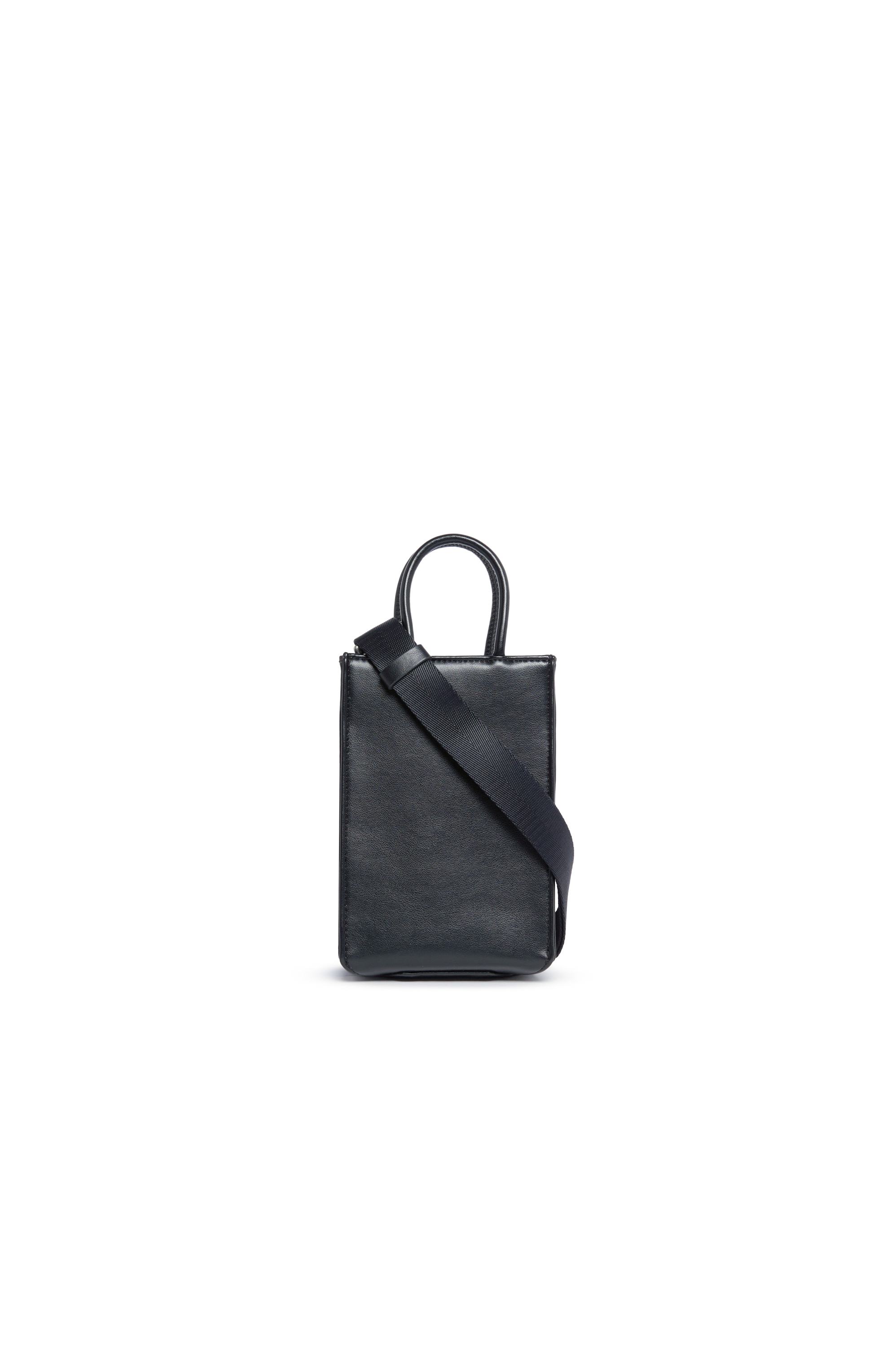 Diesel - DSL 3D SHOPPER MINI, Damen Tote-Minitasche mit Logo-Prägung in Schwarz - 2