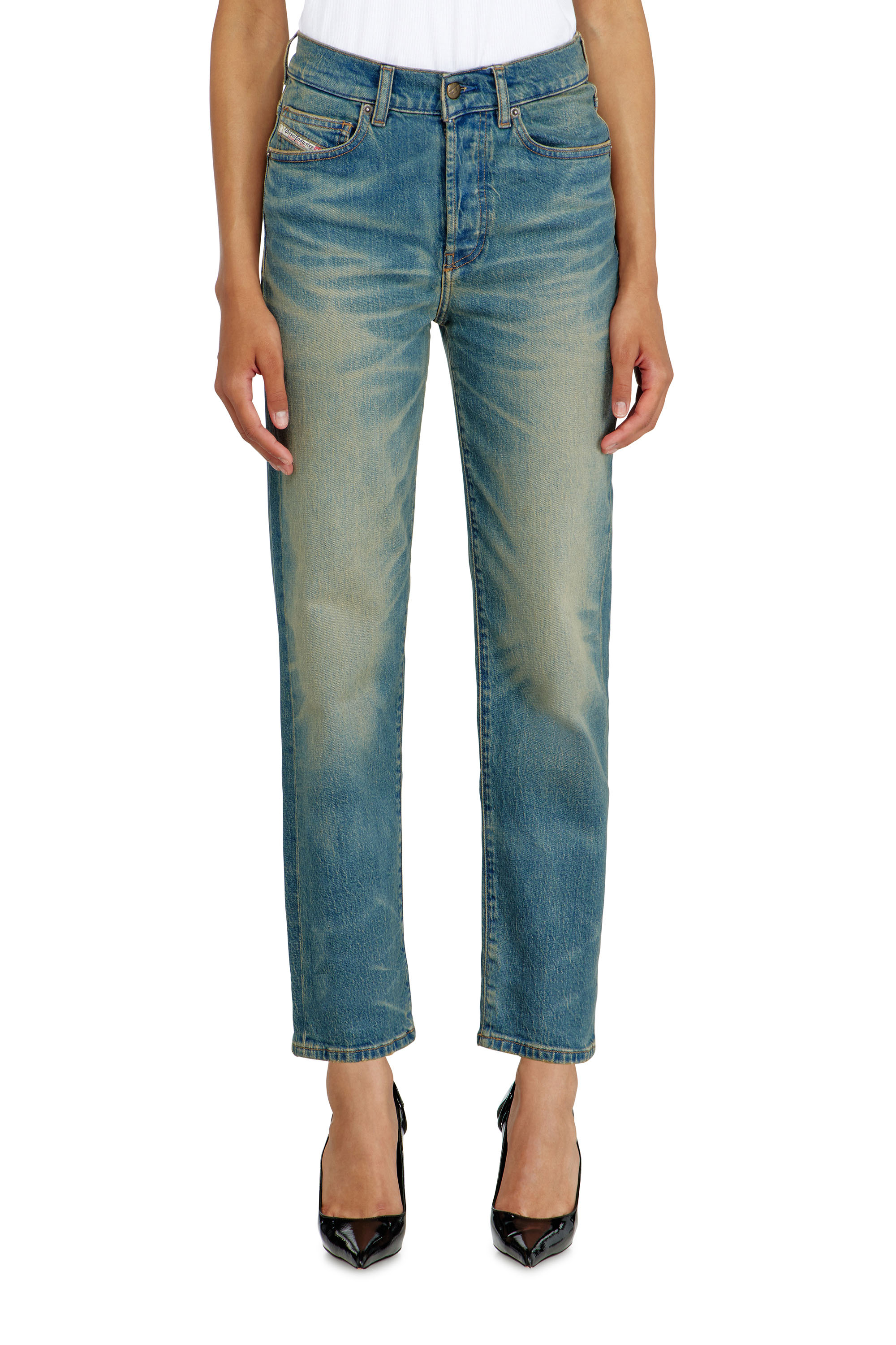 Diesel - Damen Regular Jeans 1981 D-Went 0KBBP, Mittelblau - 4