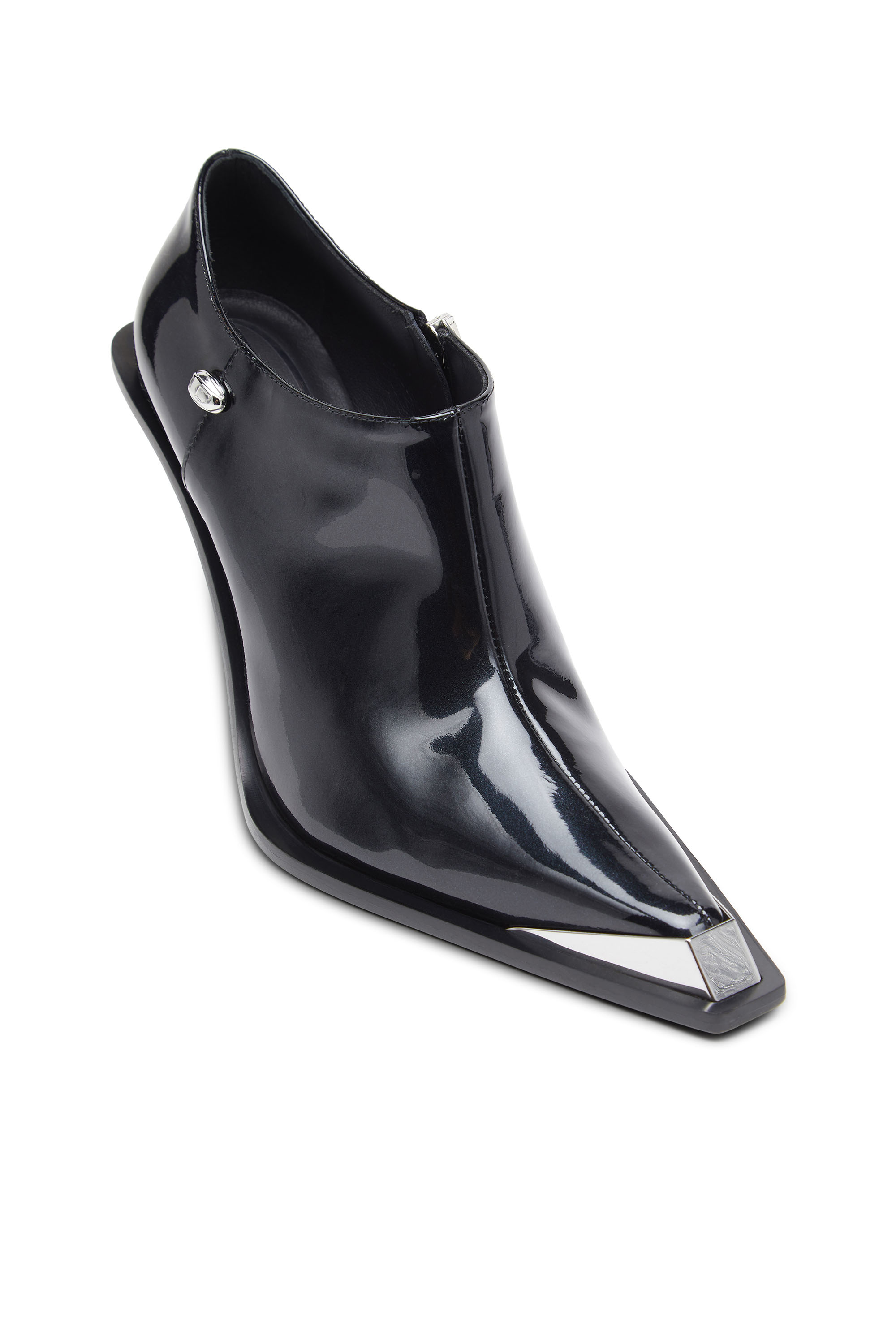 Diesel - D-TONA SC, Woman's D-Tona-Ankle boots in patent leather in Black - 6