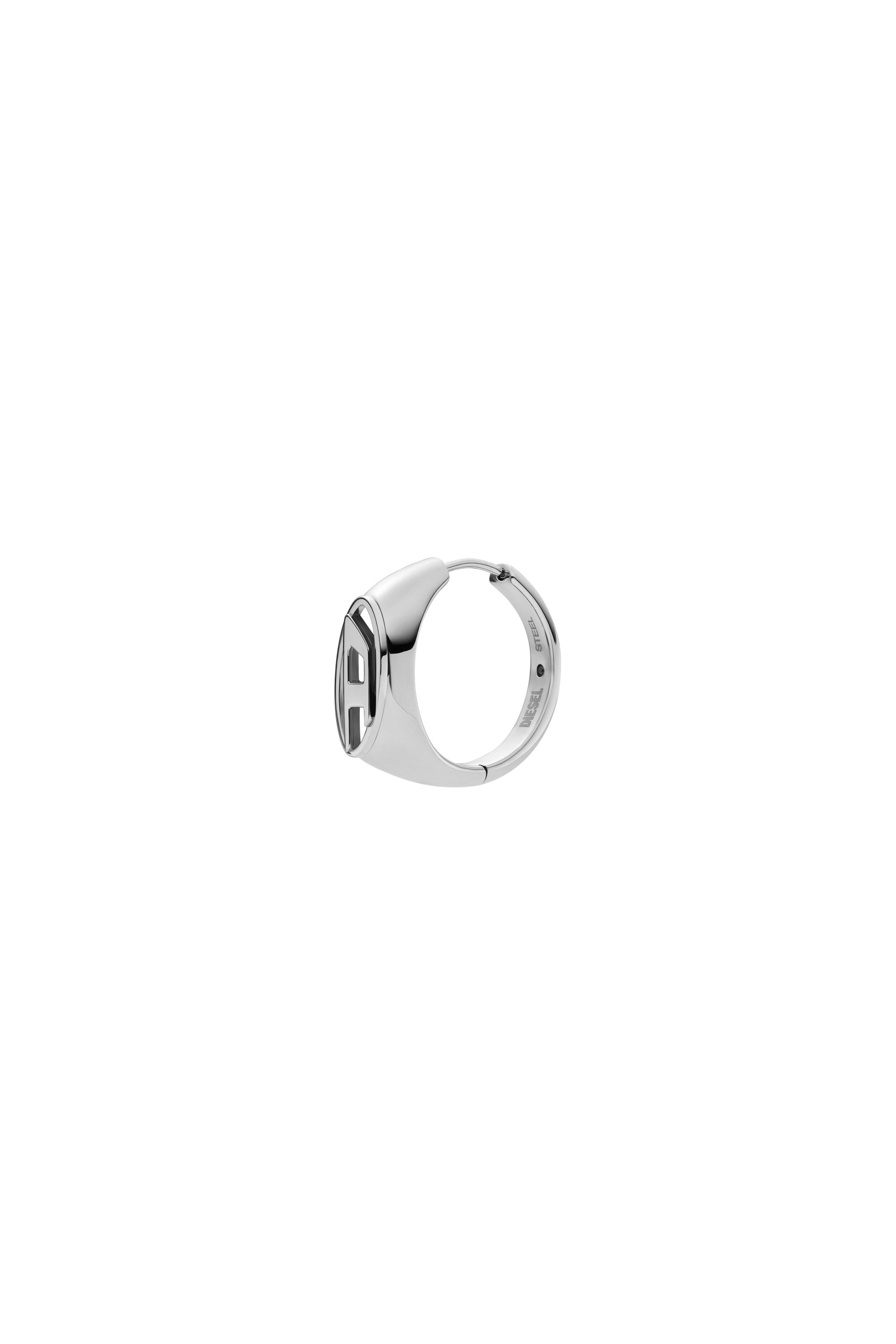 Diesel - DX1642040 JEWELLERY, Unisex Ohrring aus Edelstahl in Silber - 1