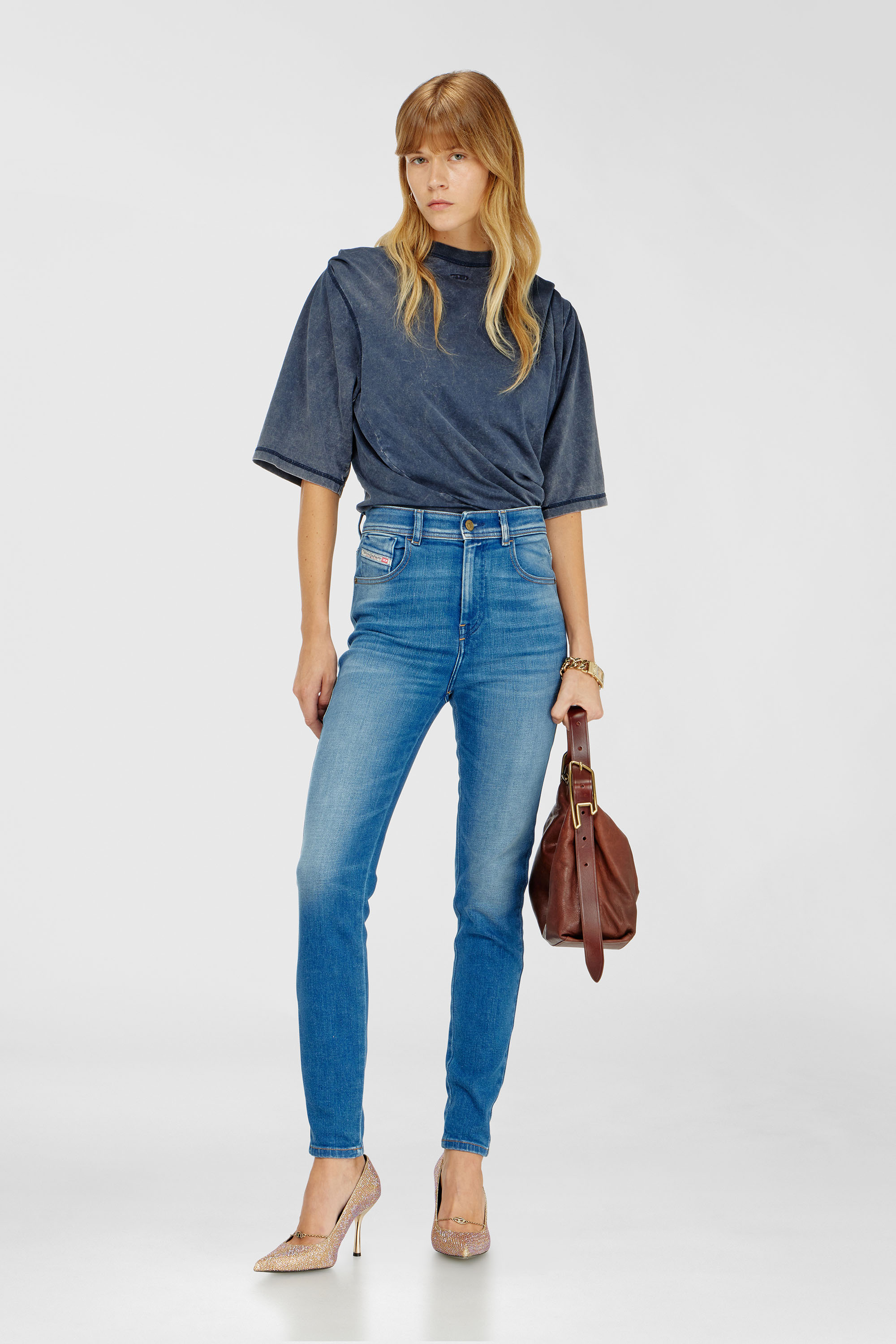 Diesel - Damen Skinny Jeans 1984 Slandy-High 09Q79, Mittelblau - 3