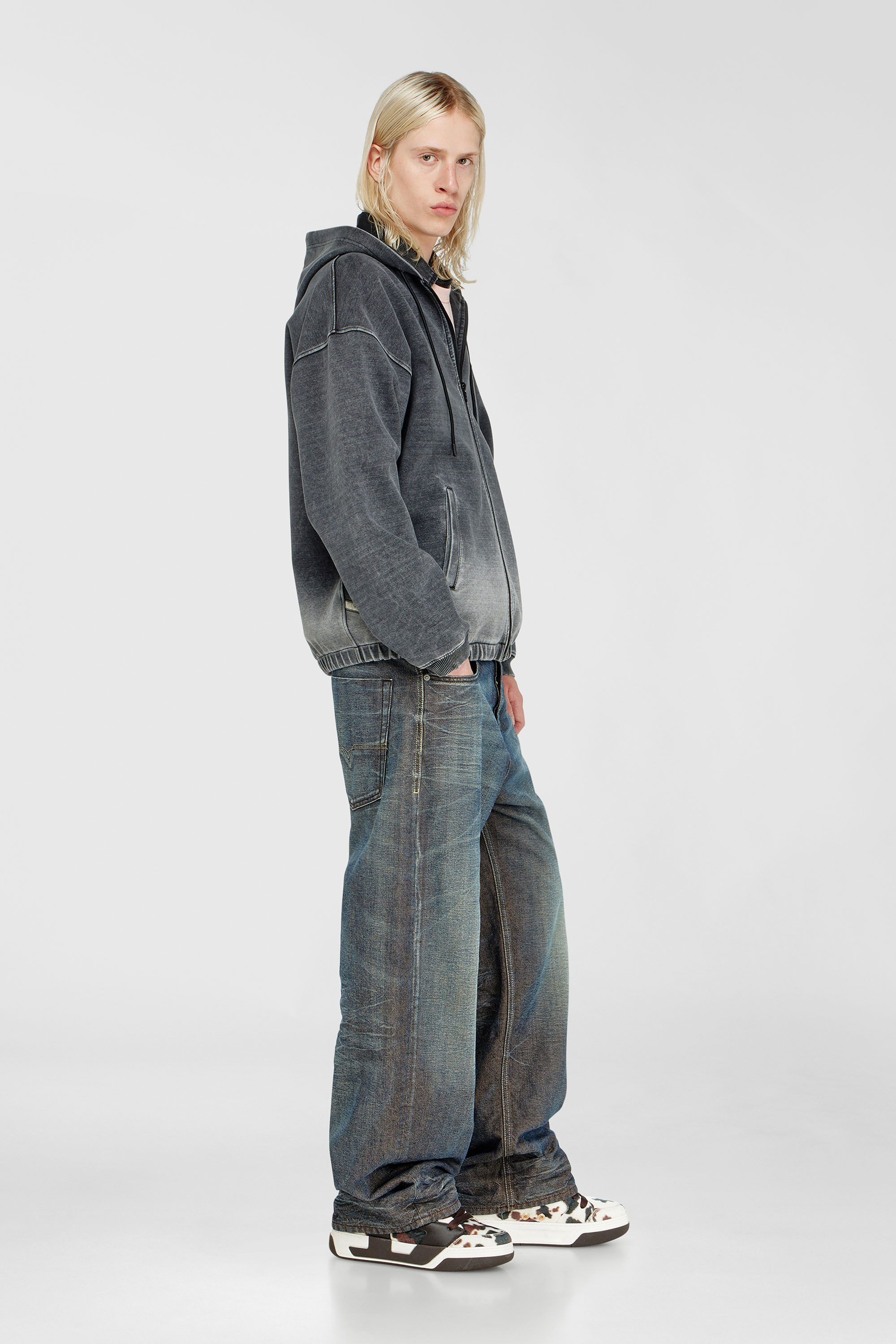 Diesel - Unisex Relaxed Jeans 1997 D-Enim-M 007EM, Dunkelblau - 2