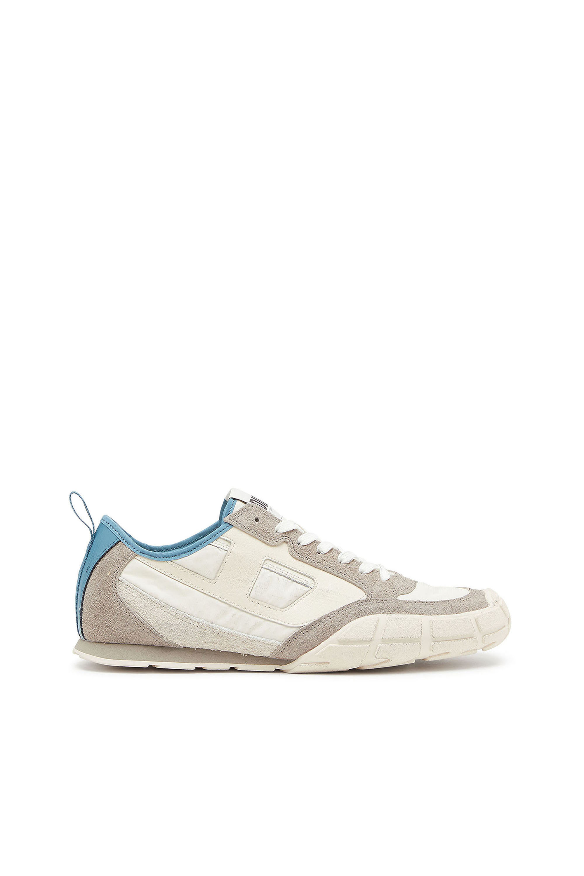 Diesel - S-PAGODHA LOW, Herren S-Pagodha &ndash; Sneakers aus Leder und Nylon in Weiss/Grau - 1